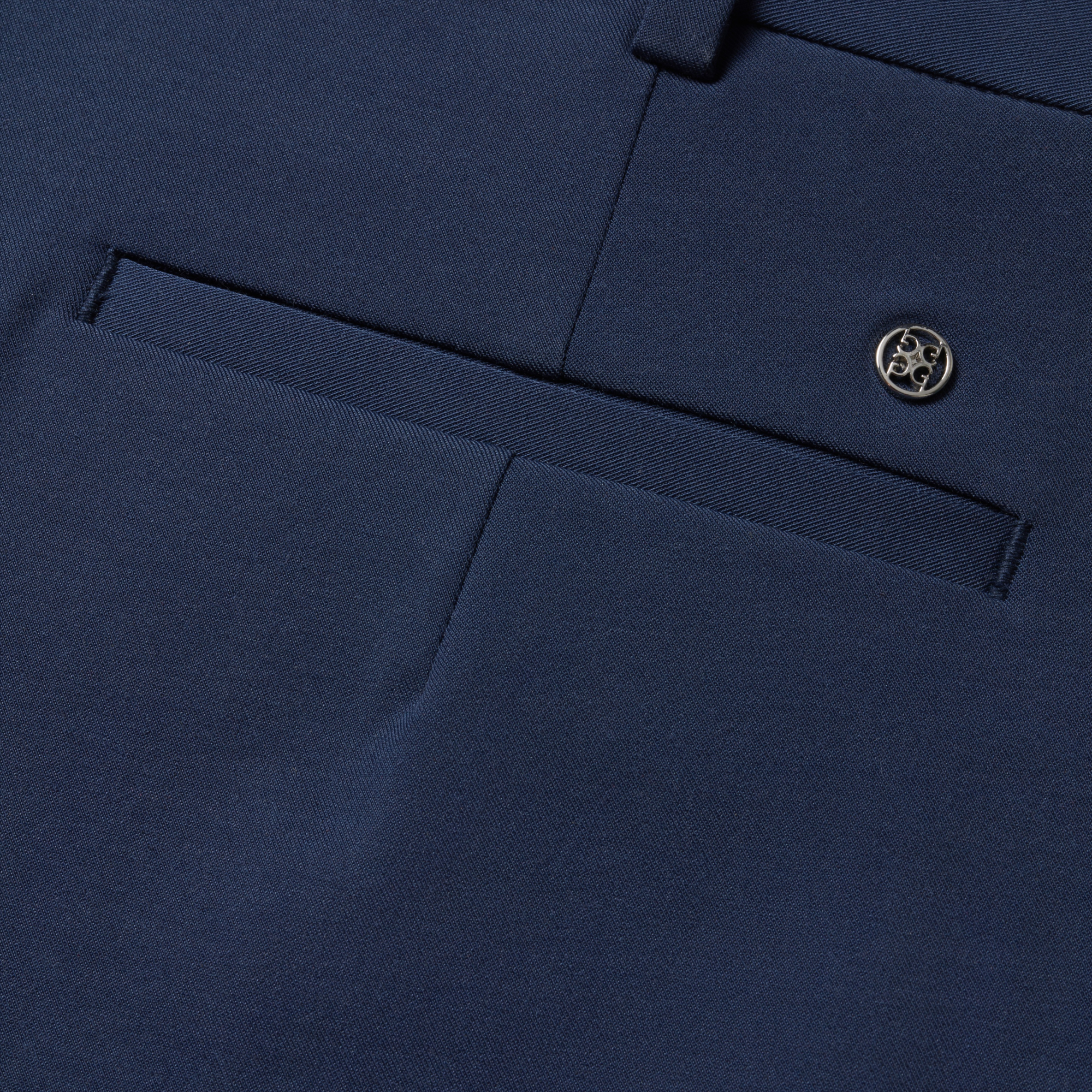 High Rise Pleated Stretch Twill A-Line Women's 4.5" Golf Shorts