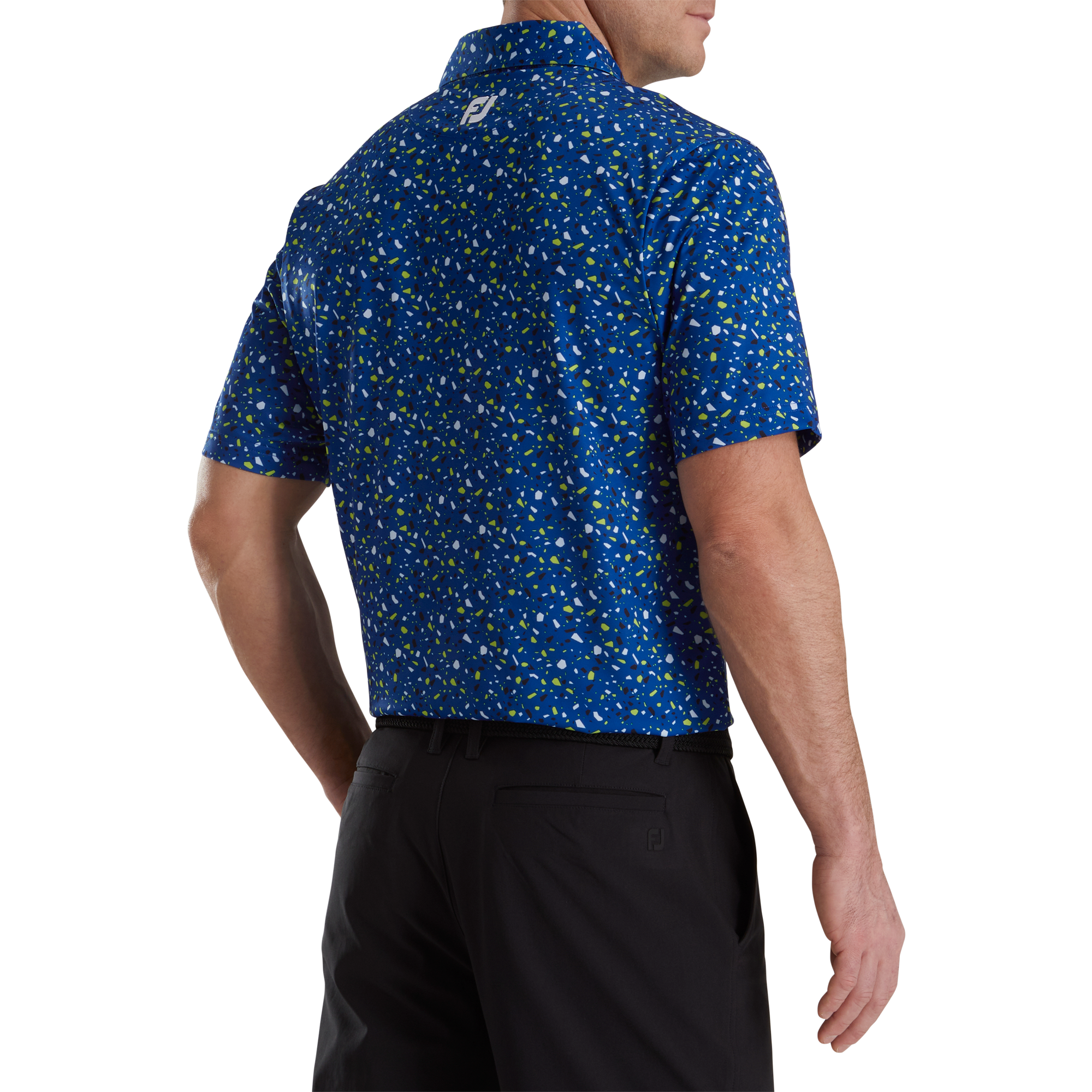 Terrazzo Print Polo