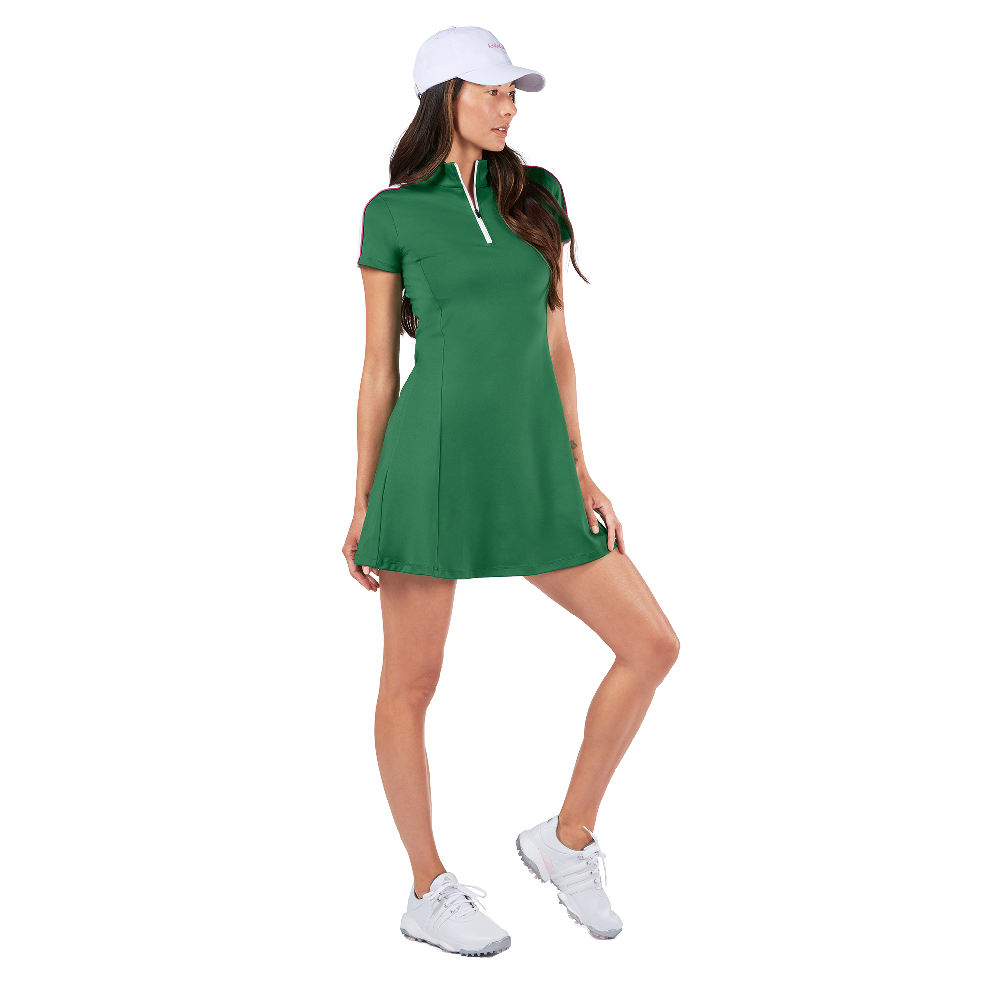 Colorblock Short Sleeve Dress