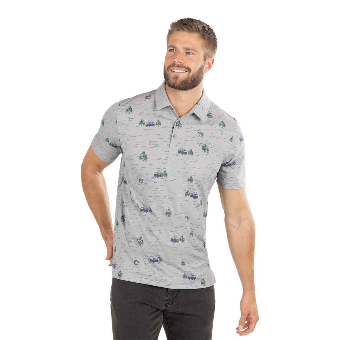 Outfresh Men's Short Sleeve Golf Polo Shirt