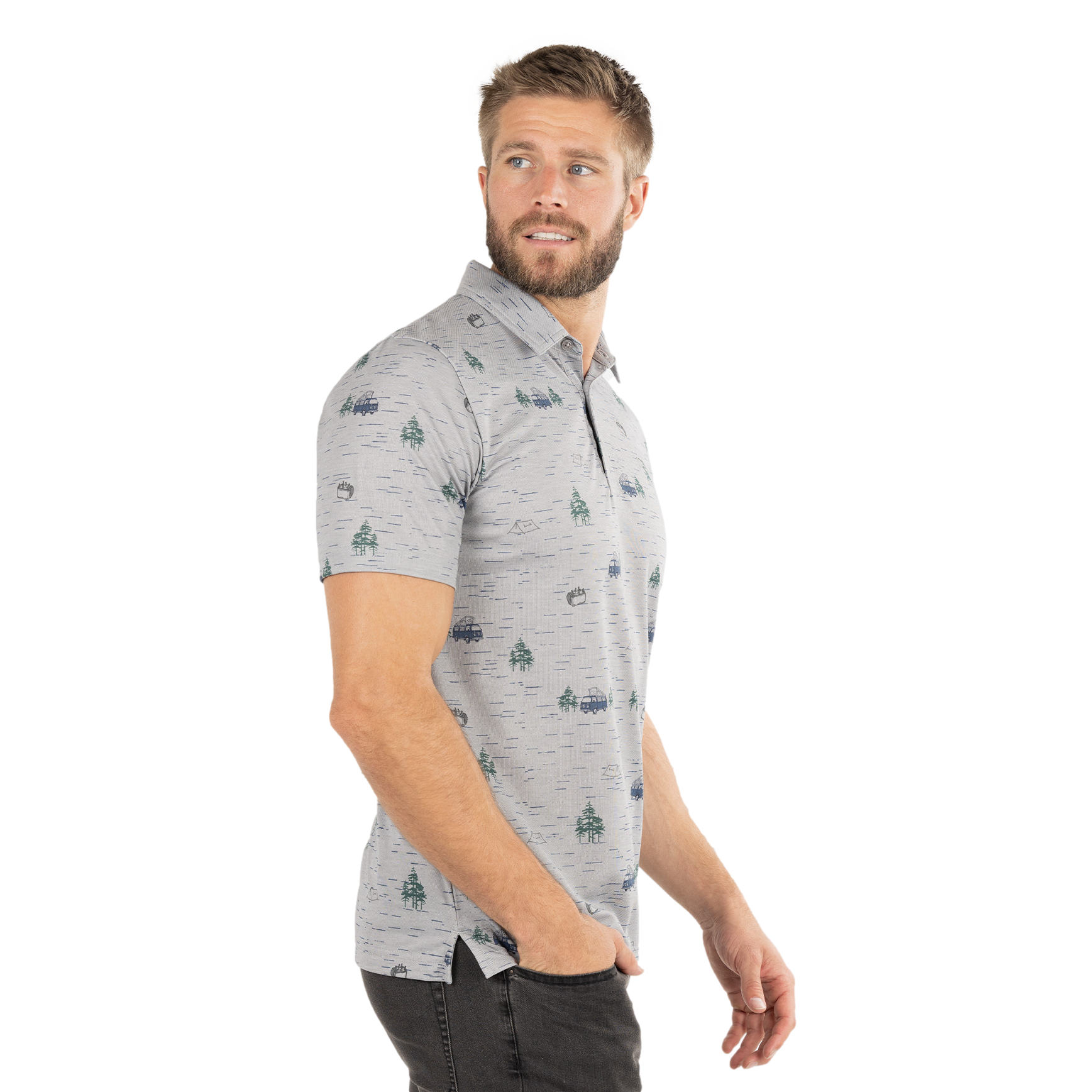 Outfresh Men's Short Sleeve Golf Polo Shirt