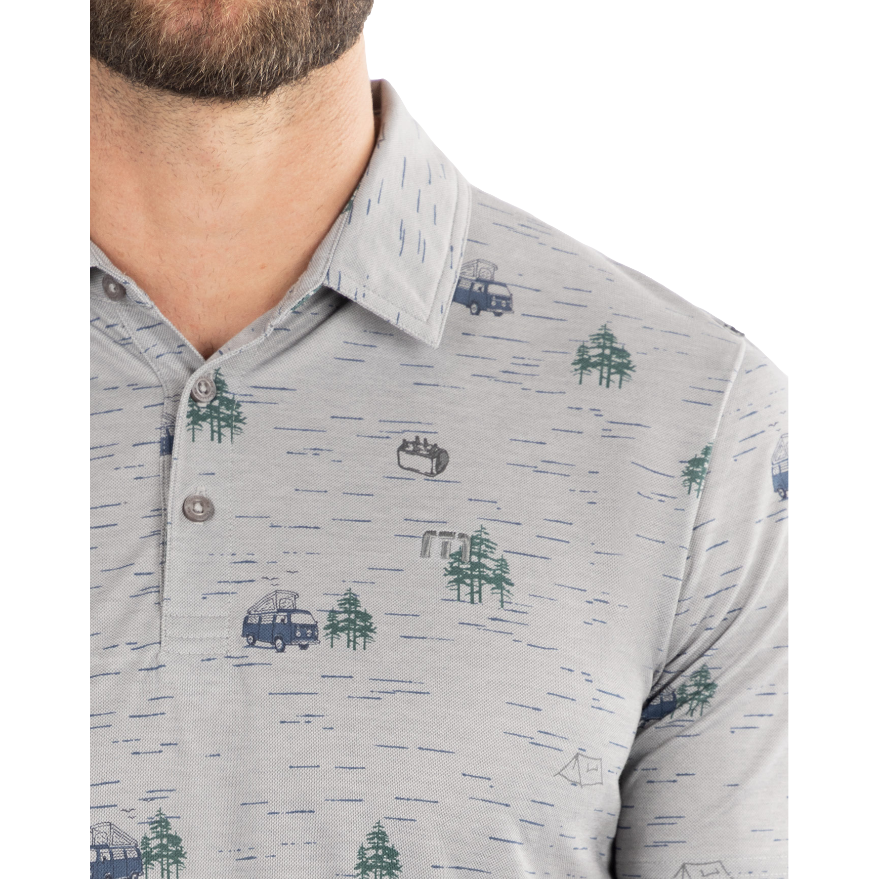 Outfresh Men's Short Sleeve Golf Polo Shirt