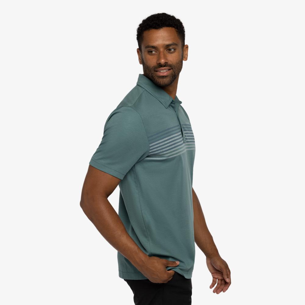 Groggy Striped Short Sleeve Polo Shirt