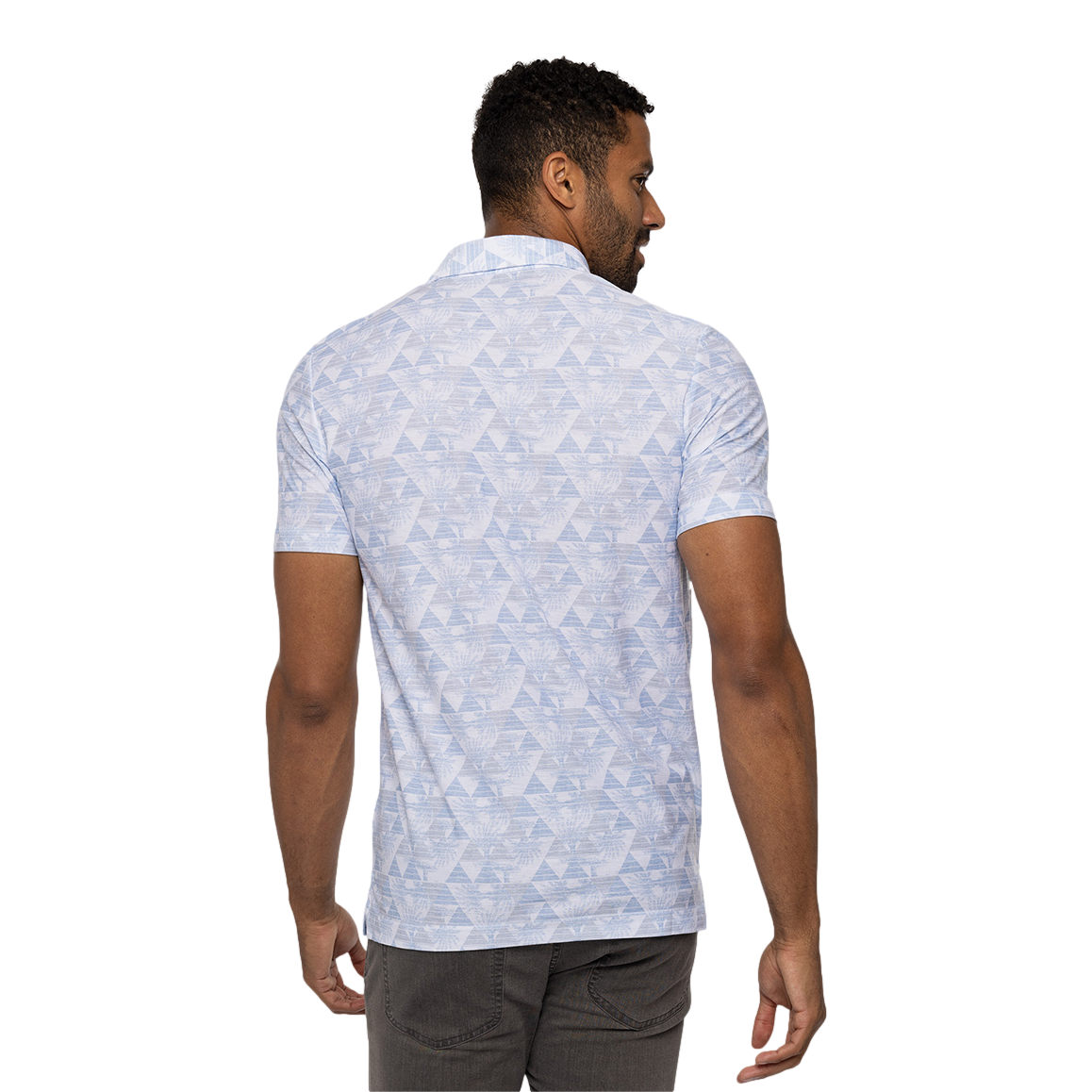 At Home Men's Short Sleeve Golf Polo Shirt