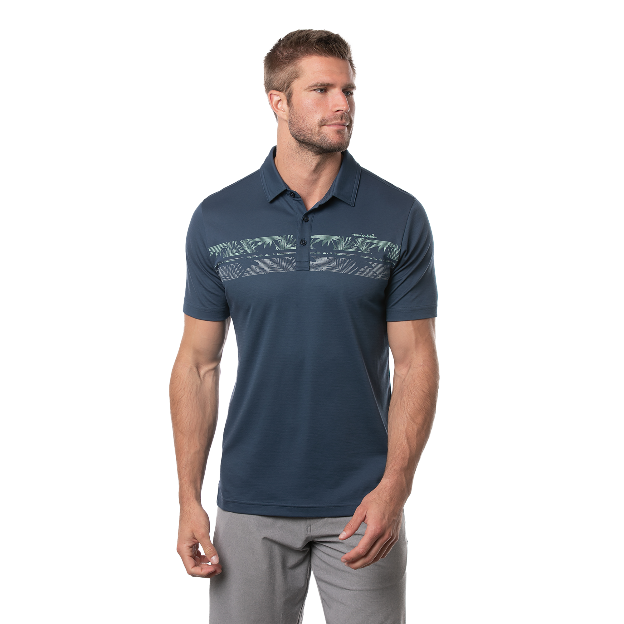 Drop Anchor Men's Short Sleeve Golf Polo Shirt