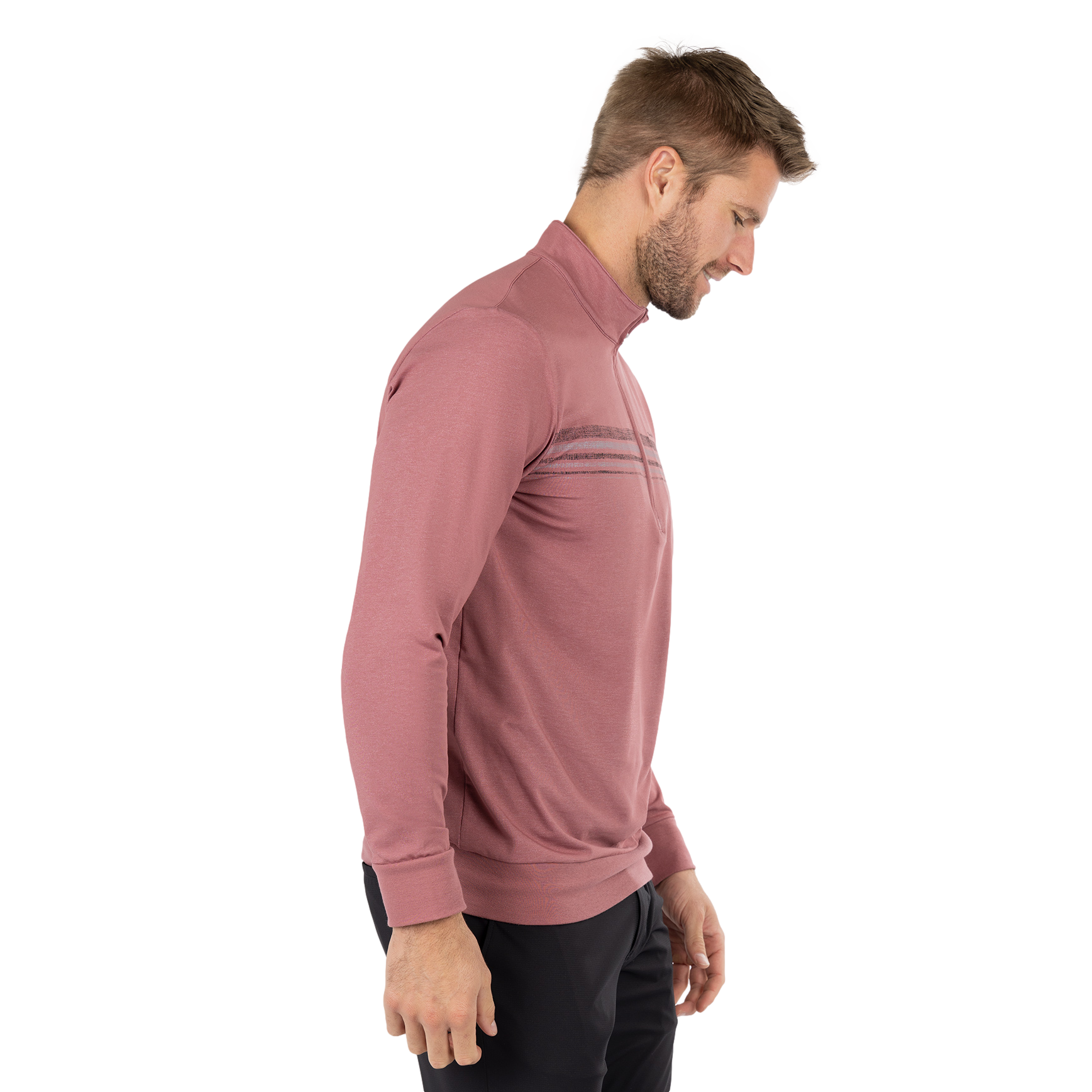 In the Line Up Men's Golf Quarter Zip Pull Over