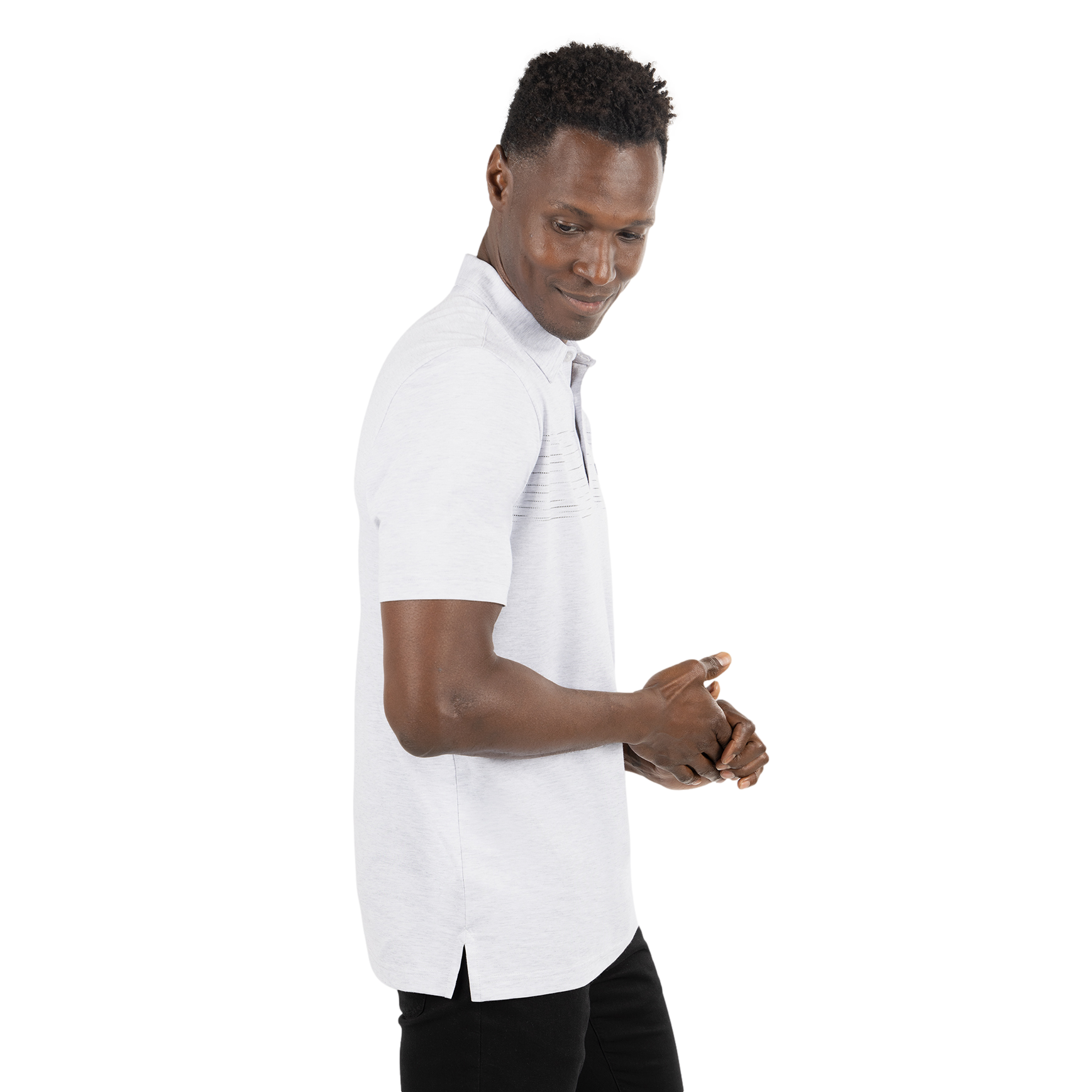 In A Meeting Men's Short Sleeve Golf Polo Shirt