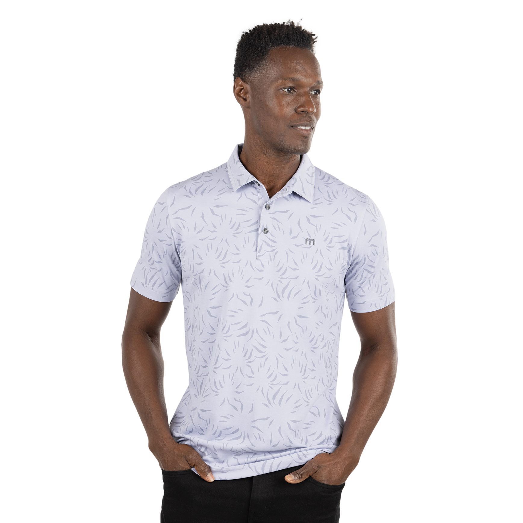 Downhill Men's Short Sleeve Golf Polo Shirt