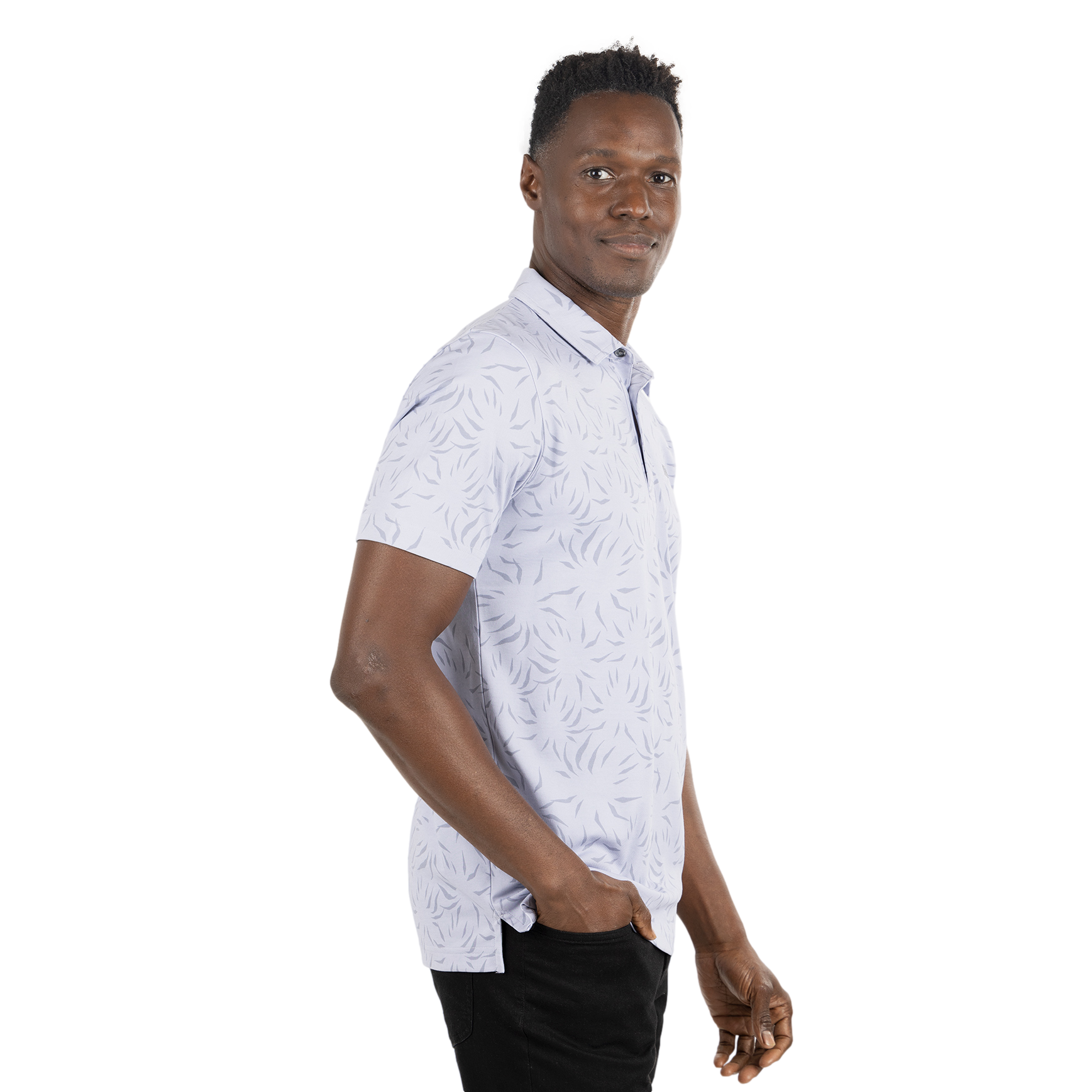 Downhill Men's Short Sleeve Golf Polo Shirt