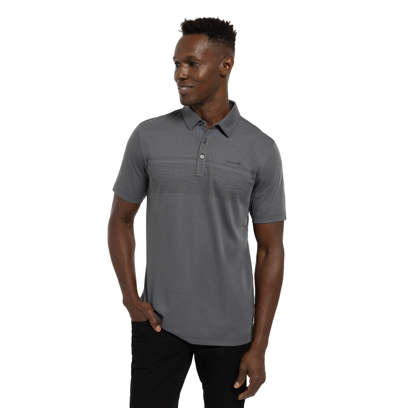 Jump The Fence Men's Short Sleeve Golf Polo Shirt
