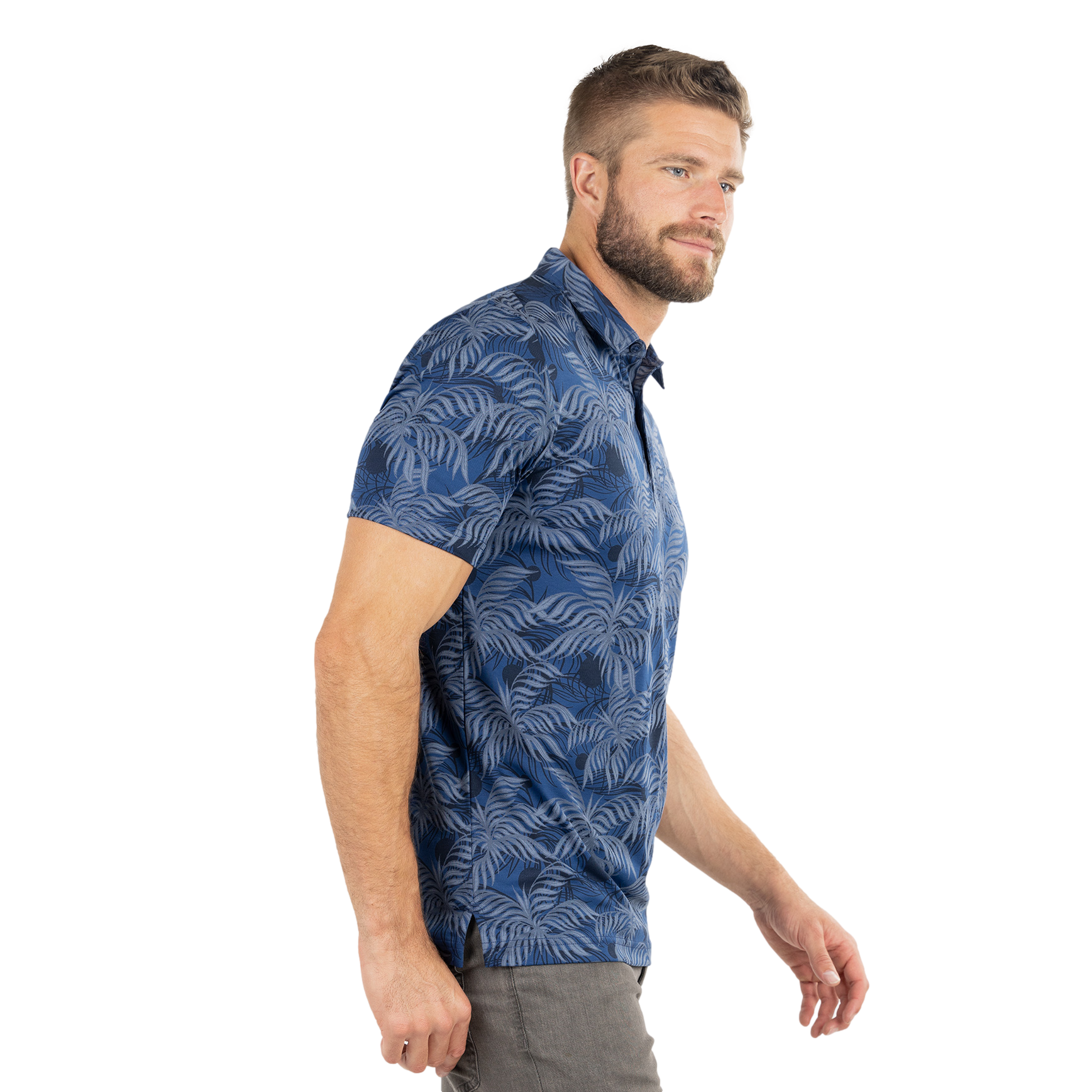 Mountain Down Men's Short Sleeve Golf Polo Shirt