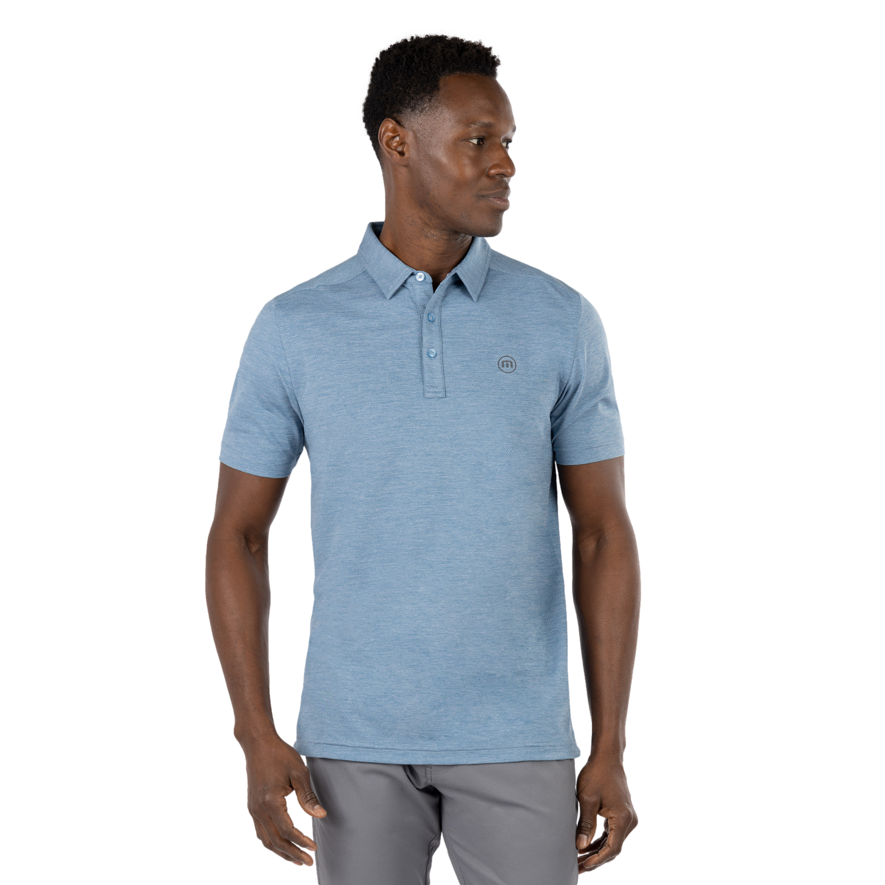 Heating Up Performance Men's Short Sleeve Golf Polo Shirt