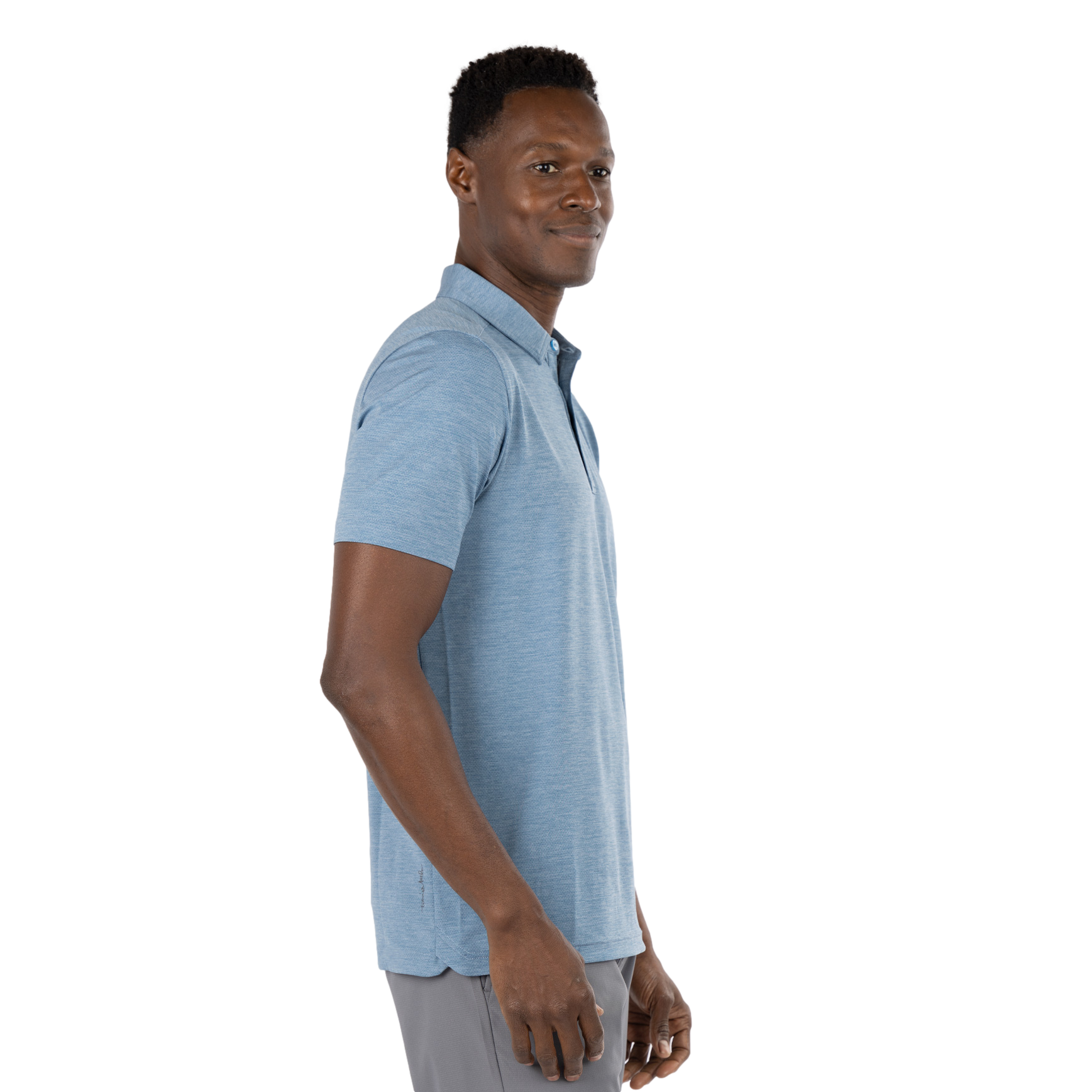 Heating Up Performance Men's Short Sleeve Golf Polo Shirt