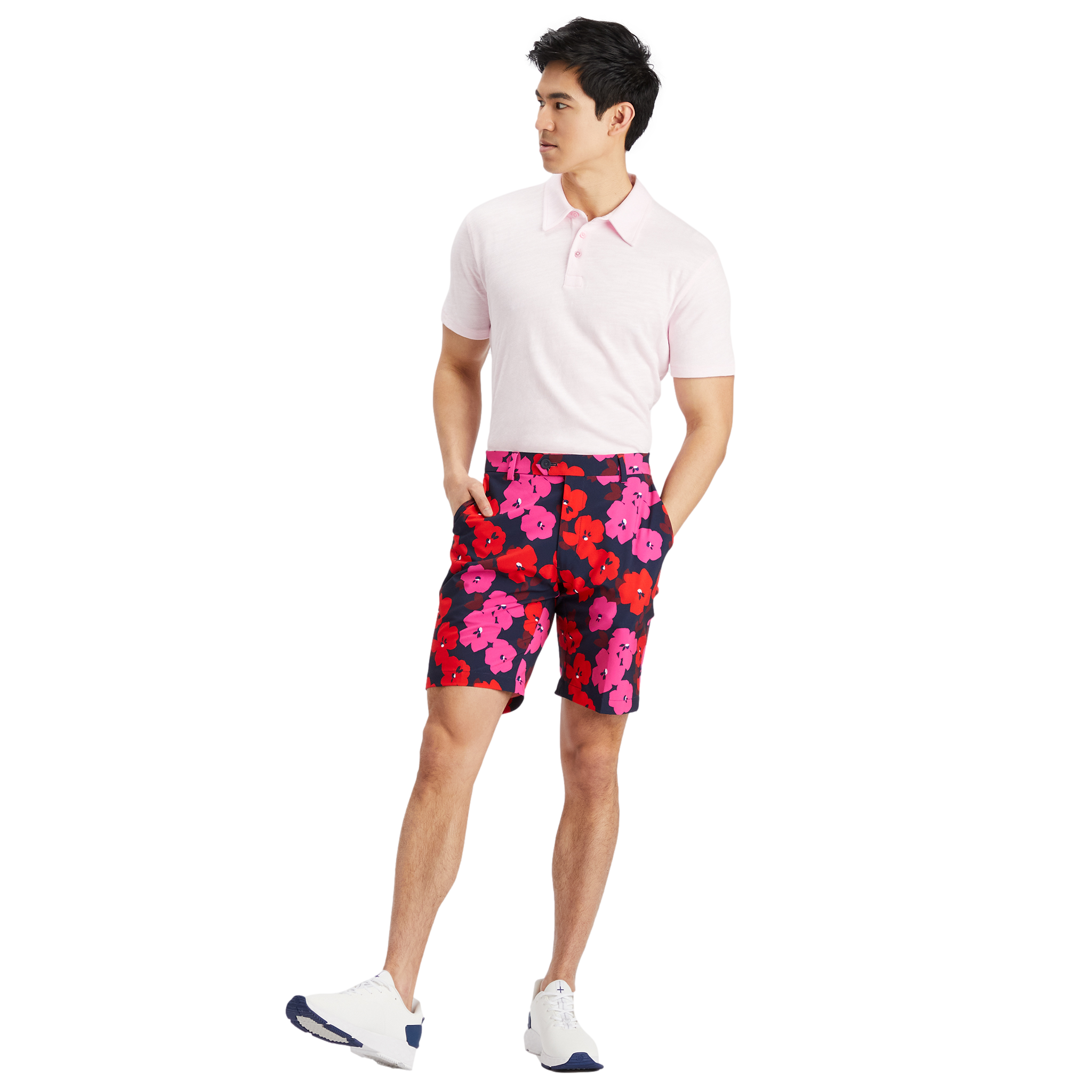 Clubhouse Cotton Slim Fit Men's Short Sleeve Golf Polo Shirt