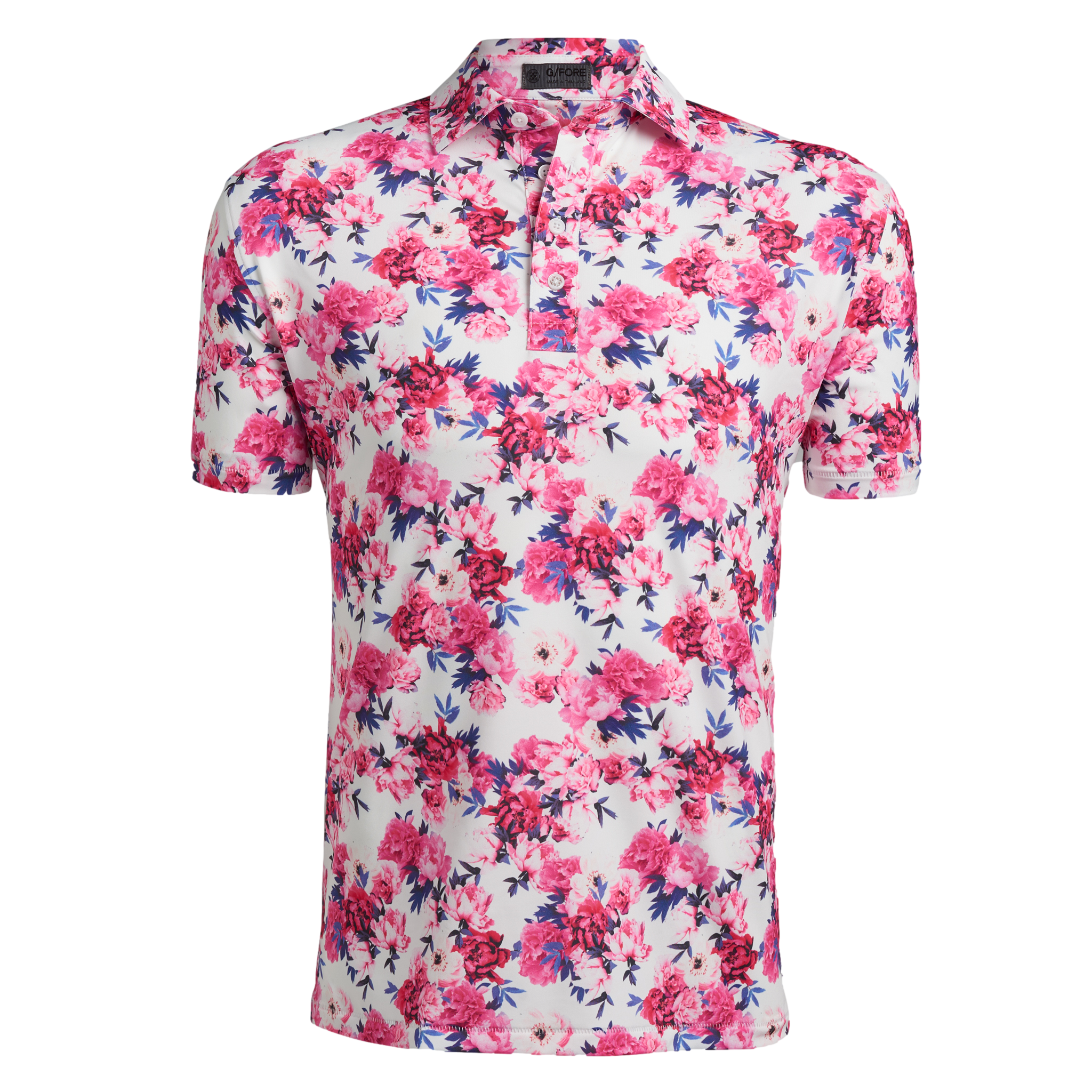 G/FORE Photo Floral Tech Jersey Slim Fit Polo | PGA TOUR Superstore