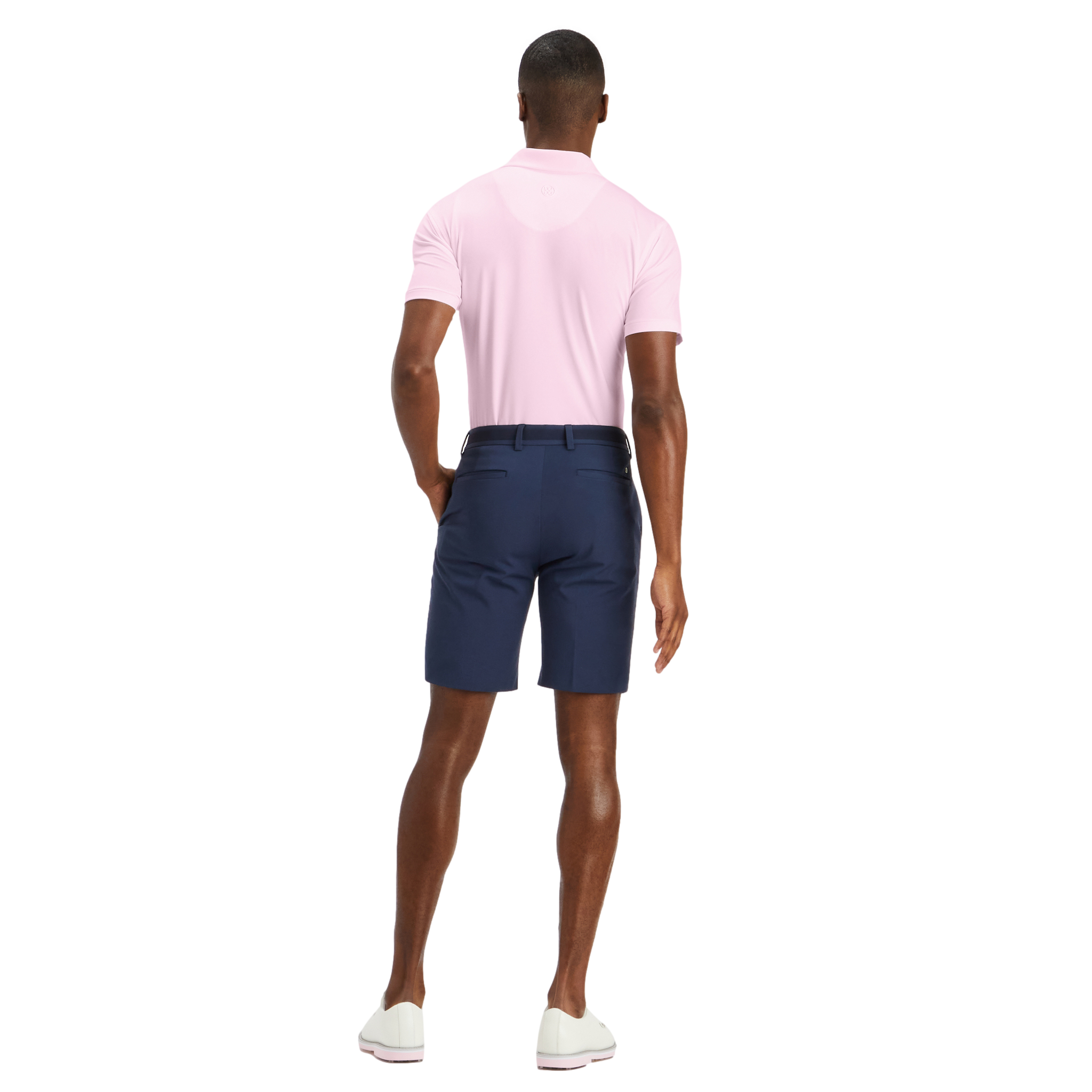 Abstract Spiral Tech Jersey Slim Fit Men's Short Sleeve Golf Polo Shirt