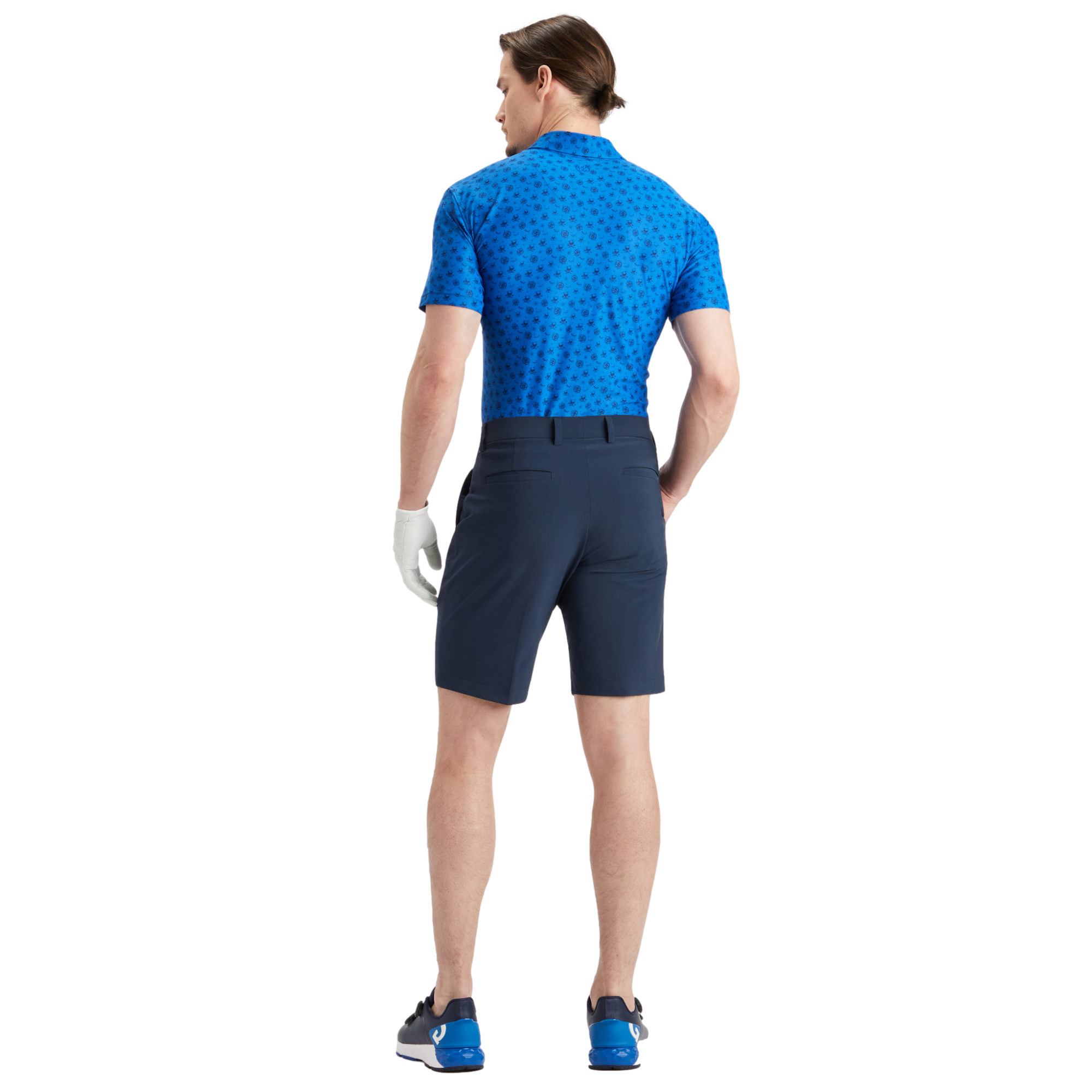 SKETCH TECH PIQU&Eacute; Men's Short Sleeve Golf Polo Shirt