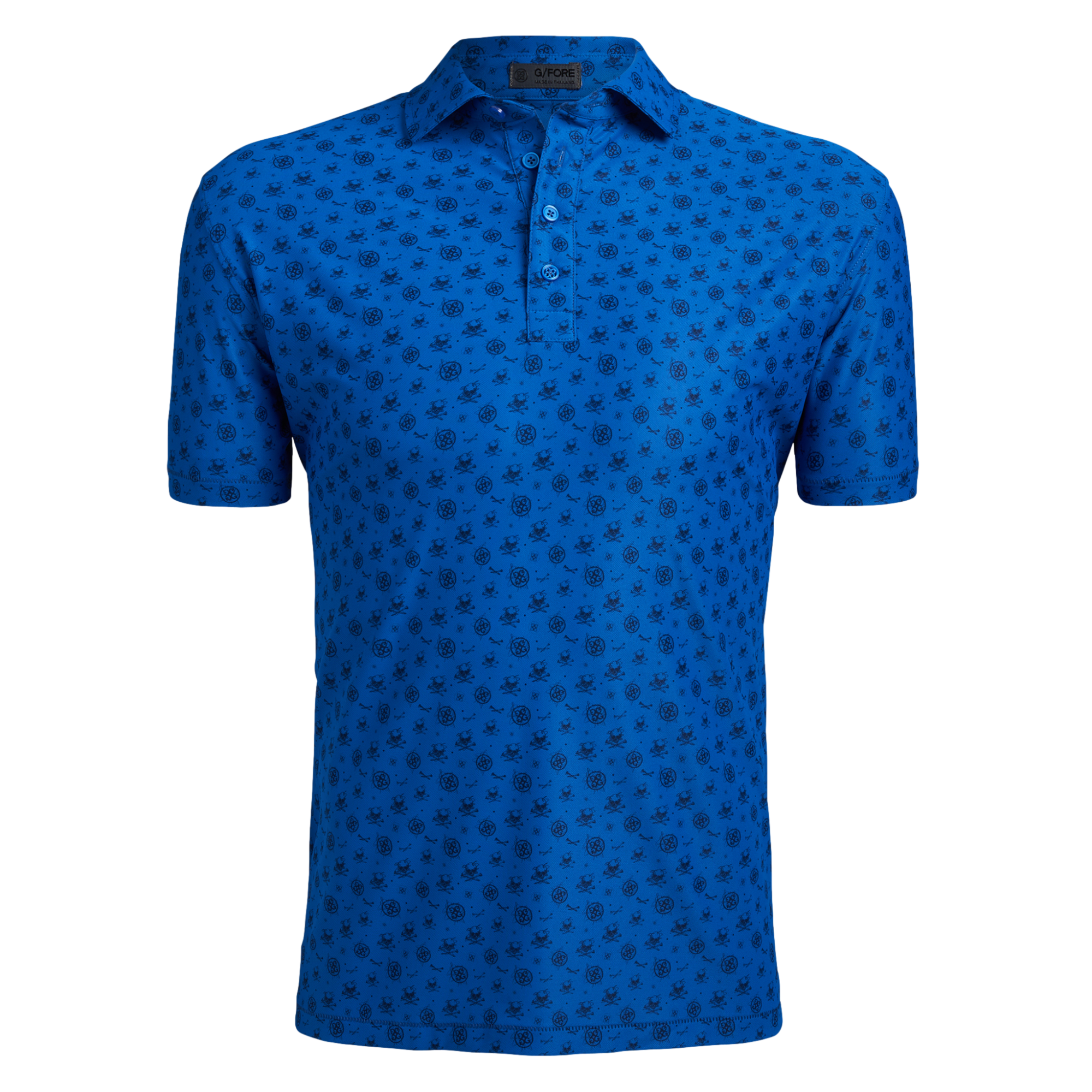 SKETCH TECH PIQU&Eacute; Men's Short Sleeve Golf Polo Shirt