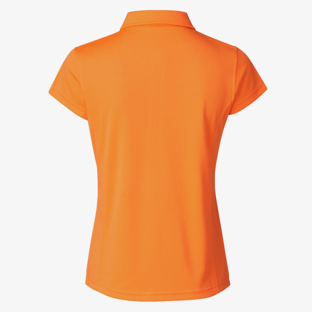 Wild Nature Collection: Macy Candied Orange Short Sleeve Polo Shirt