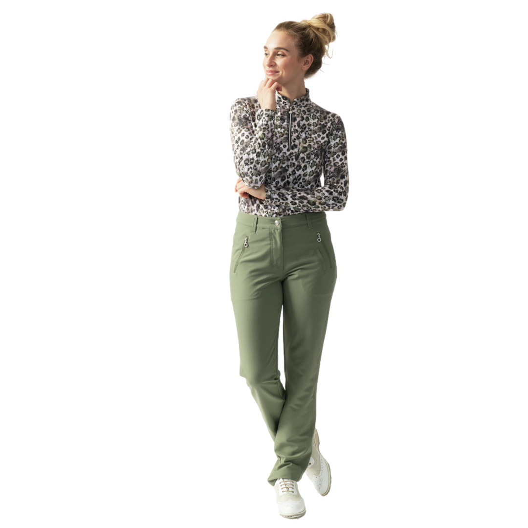 Wild Nature Collection: Arielle Animal Print Quarter Zip Pull Over
