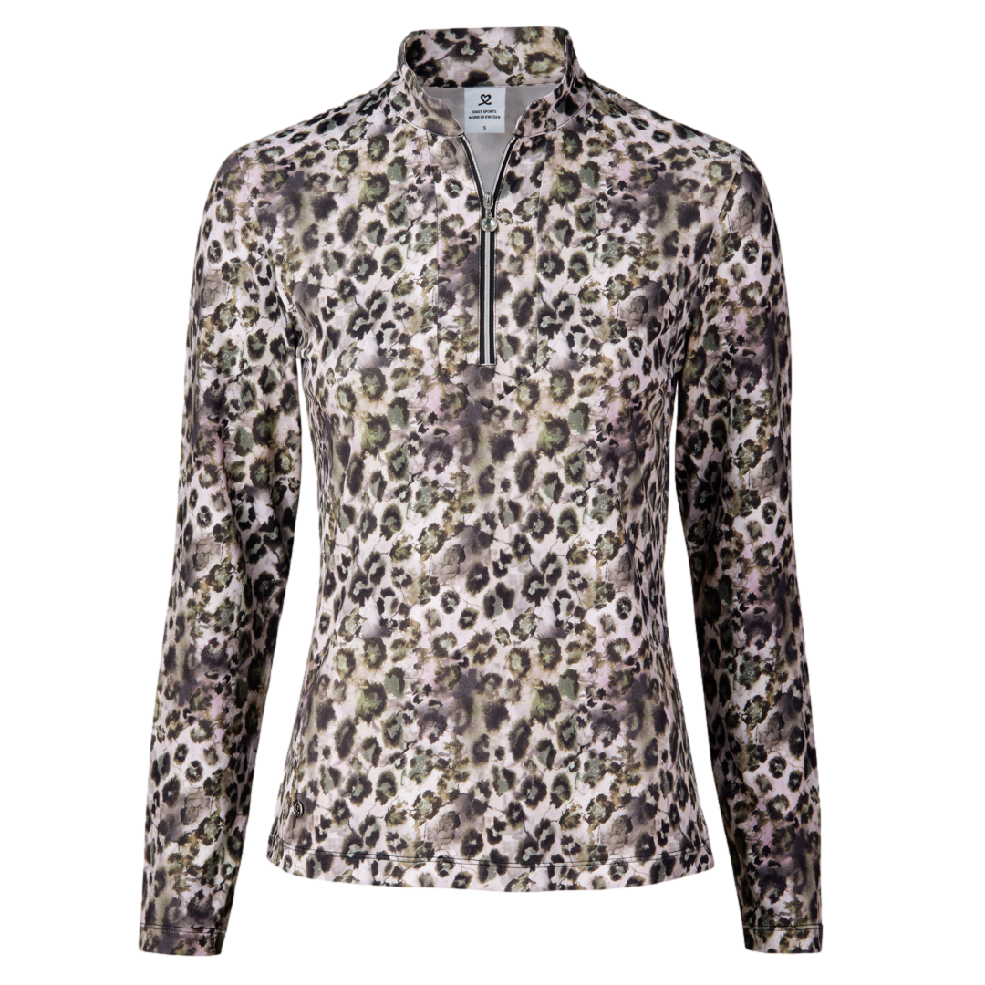 Wild Nature Collection: Arielle Animal Print Quarter Zip Pull Over