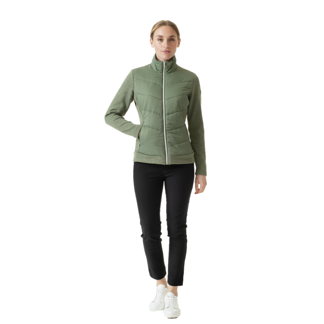 Wild Nature Collection: Karat Melange Fleece Full Zip Jacket