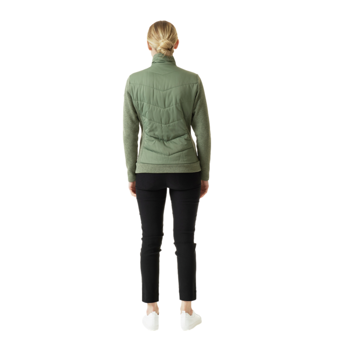 Wild Nature Collection: Karat Melange Fleece Full Zip Jacket