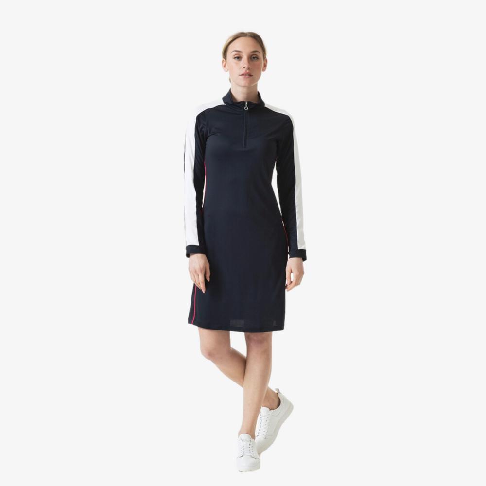 Sportif Dot Collection: Roxana Long Sleeve Golf Dress