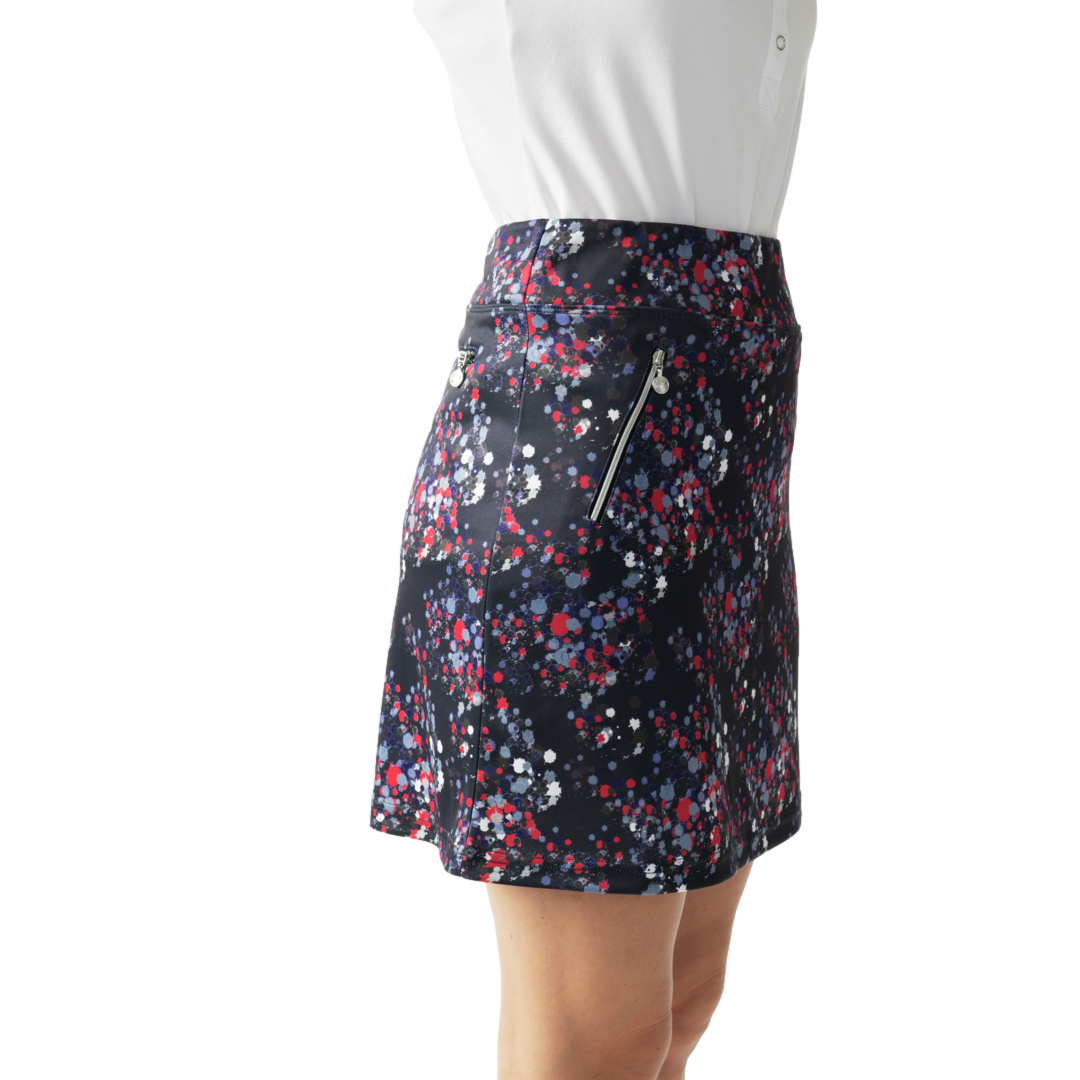 Sportif Dot Collection: Elisabet 18" Pull-On Golf Skort