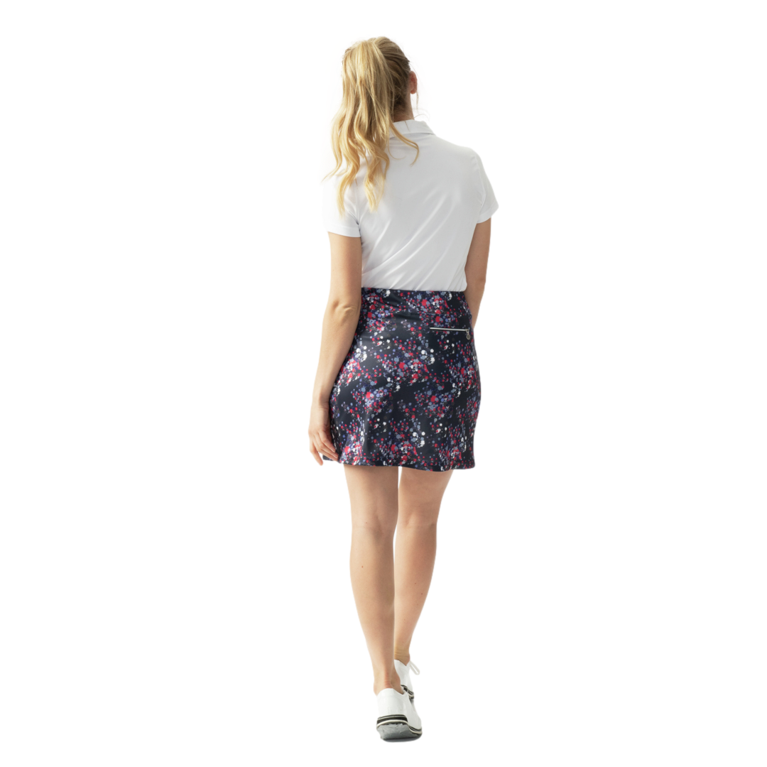 Sportif Dot Collection: Elisabet 18" Pull-On Golf Skort
