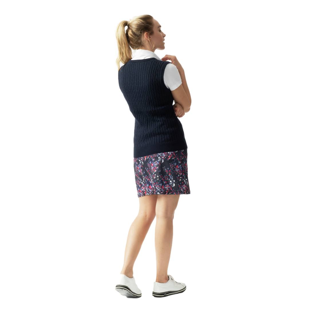 Sportif Dot Collection: Elisabet 18" Pull-On Golf Skort