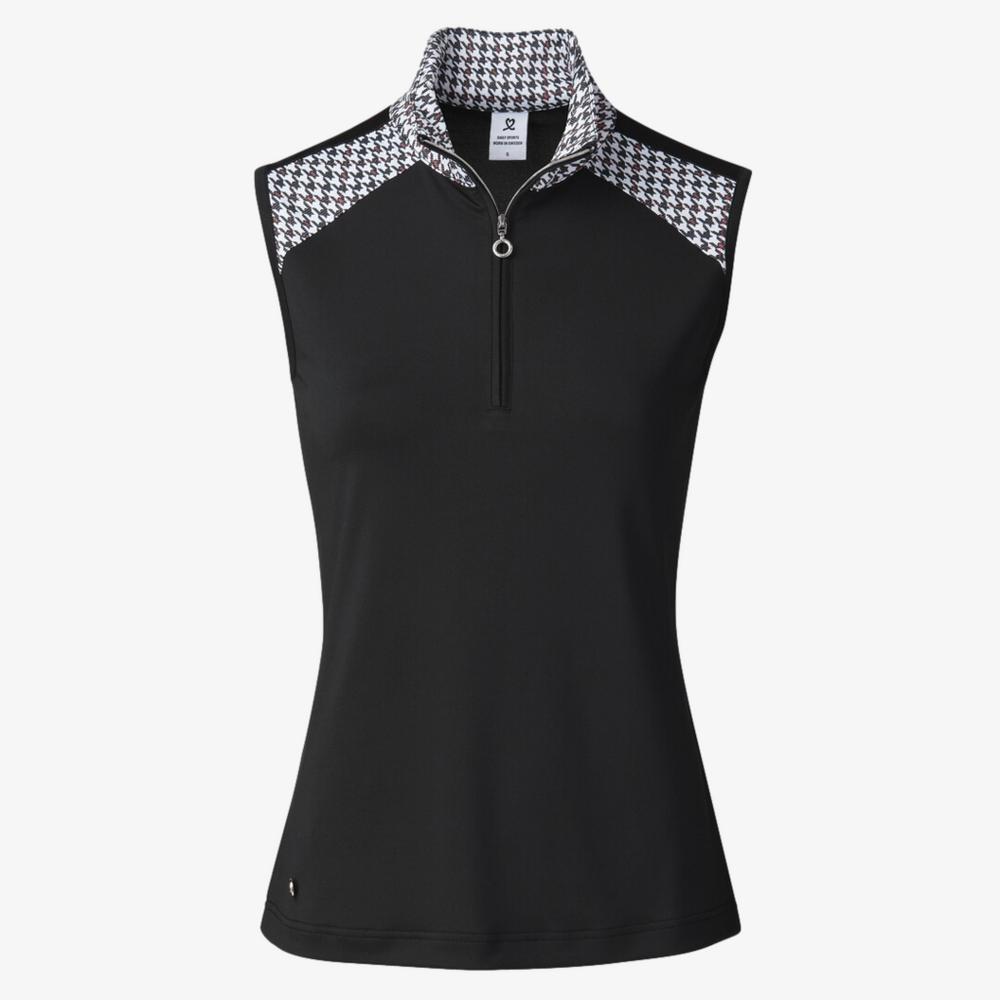 Irregular Check Collection: Salma Sleeveless Polo Shirt