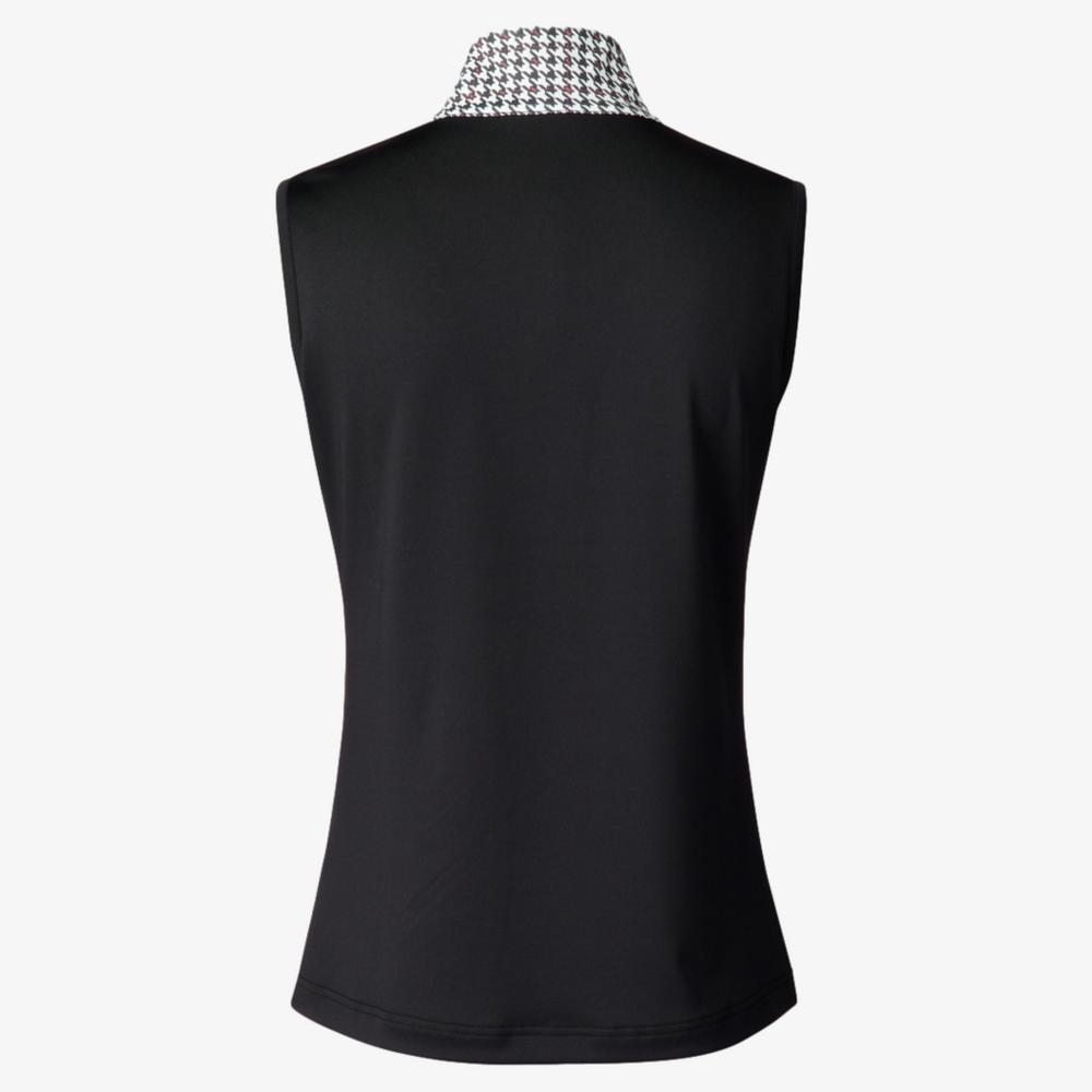 Irregular Check Collection: Salma Sleeveless Polo Shirt