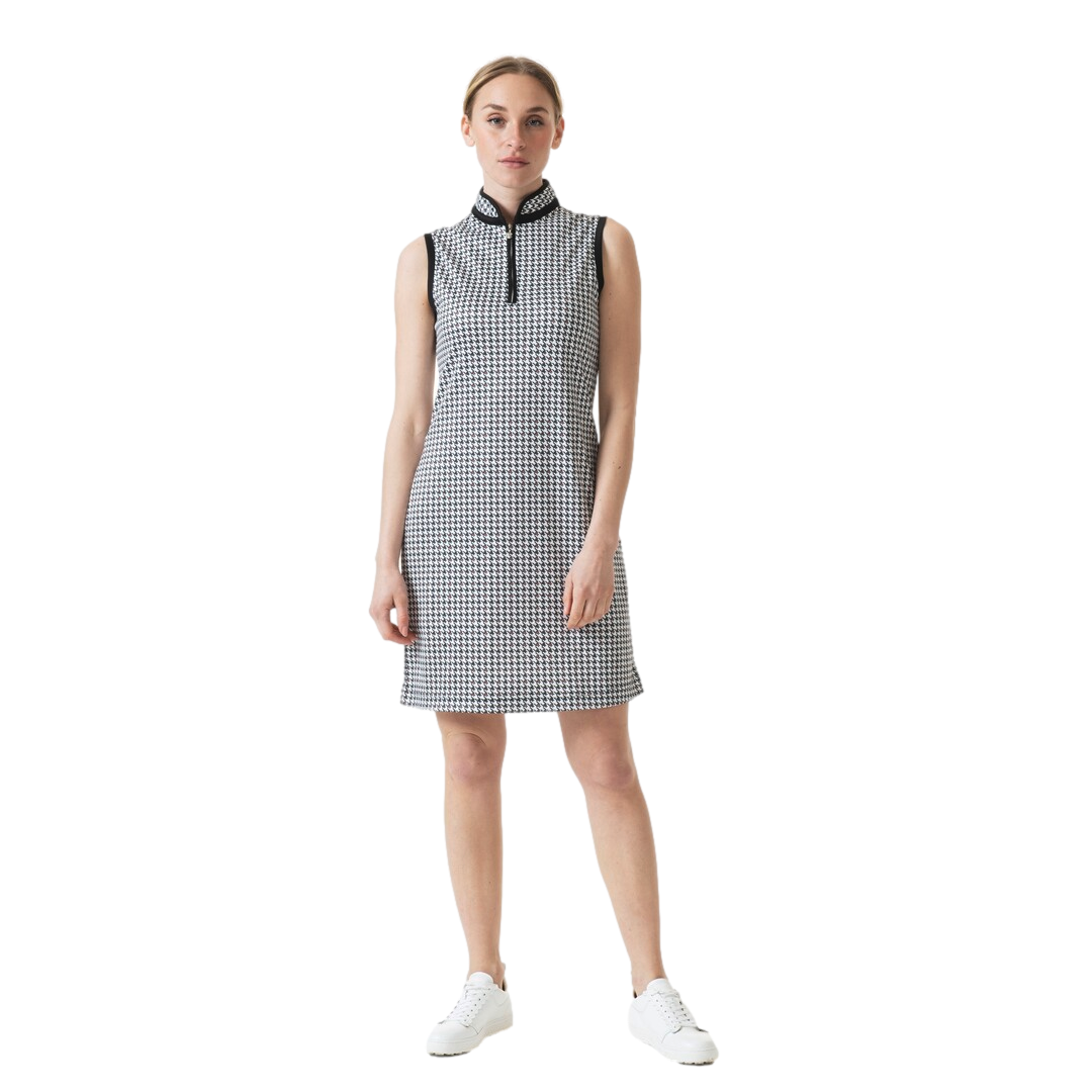 Fay Houndstooth Women's Sleeveless Golf Dress