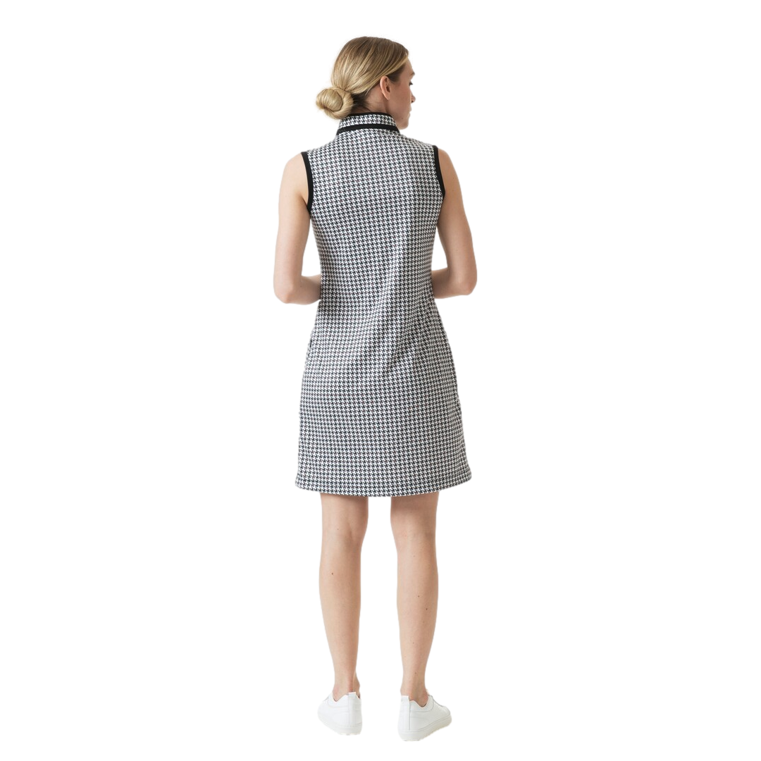 Fay Houndstooth Women's Sleeveless Golf Dress