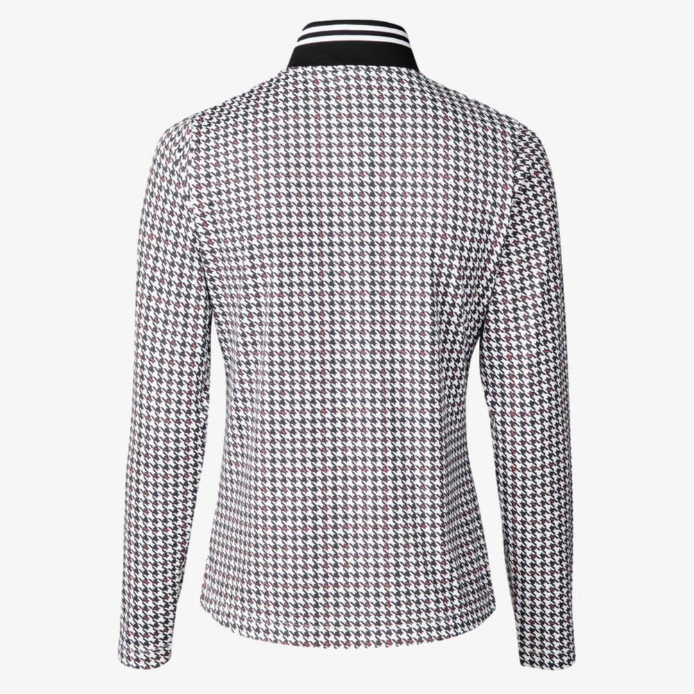 Irregular Check Collection: Fay Houndstooth Quarter Zip Pull Over