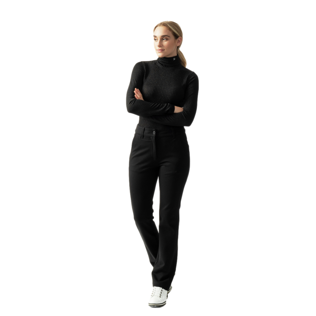 Irregular Check Collection: Glimra Roll Neck Long Sleeve Top