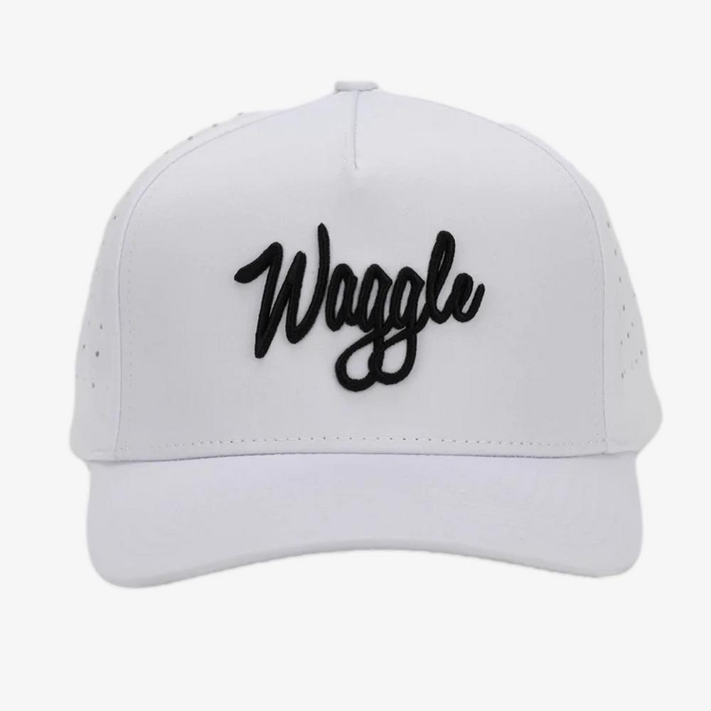 Waggle Logo Hat White