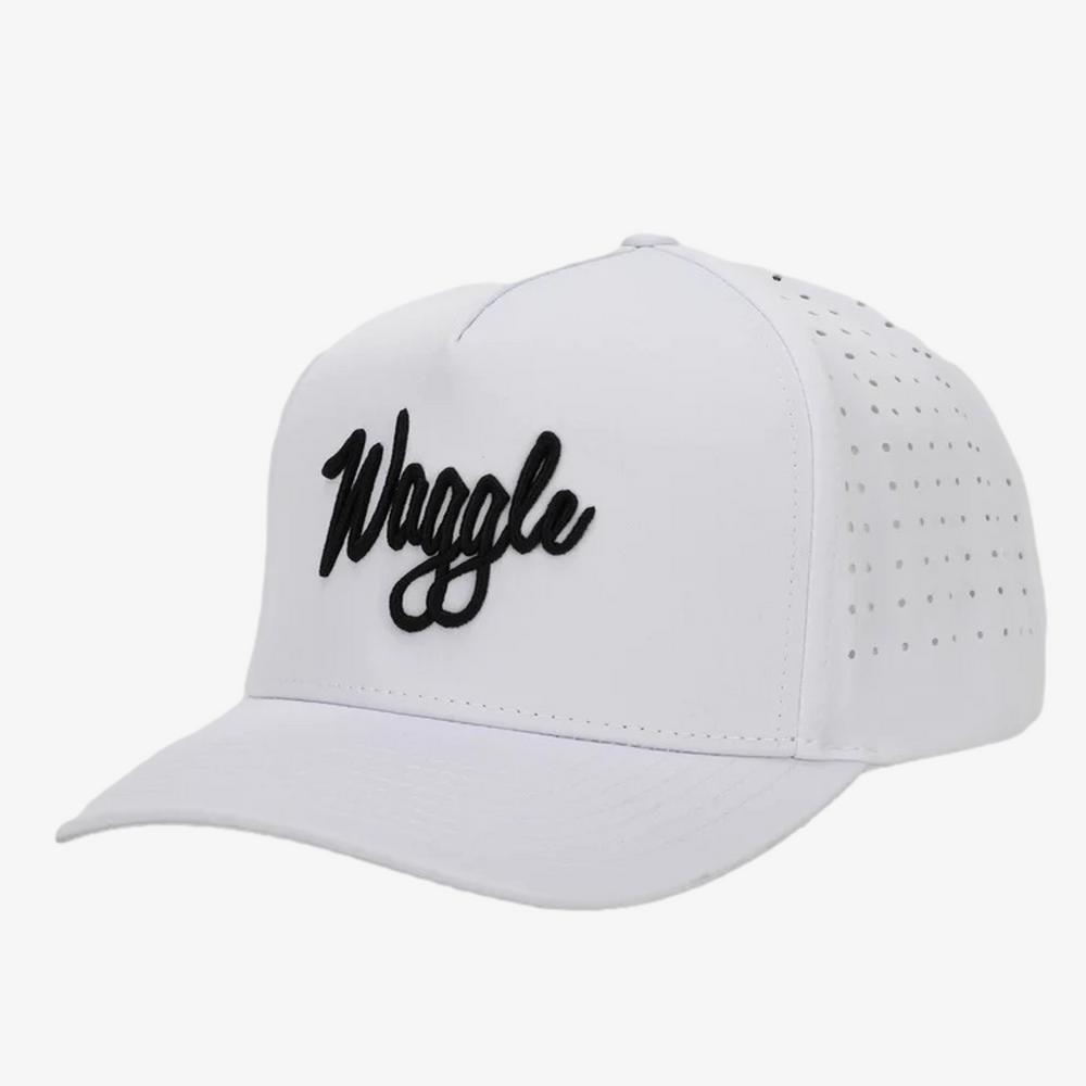 Waggle Logo Hat White