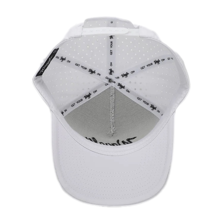 Waggle Logo Hat White