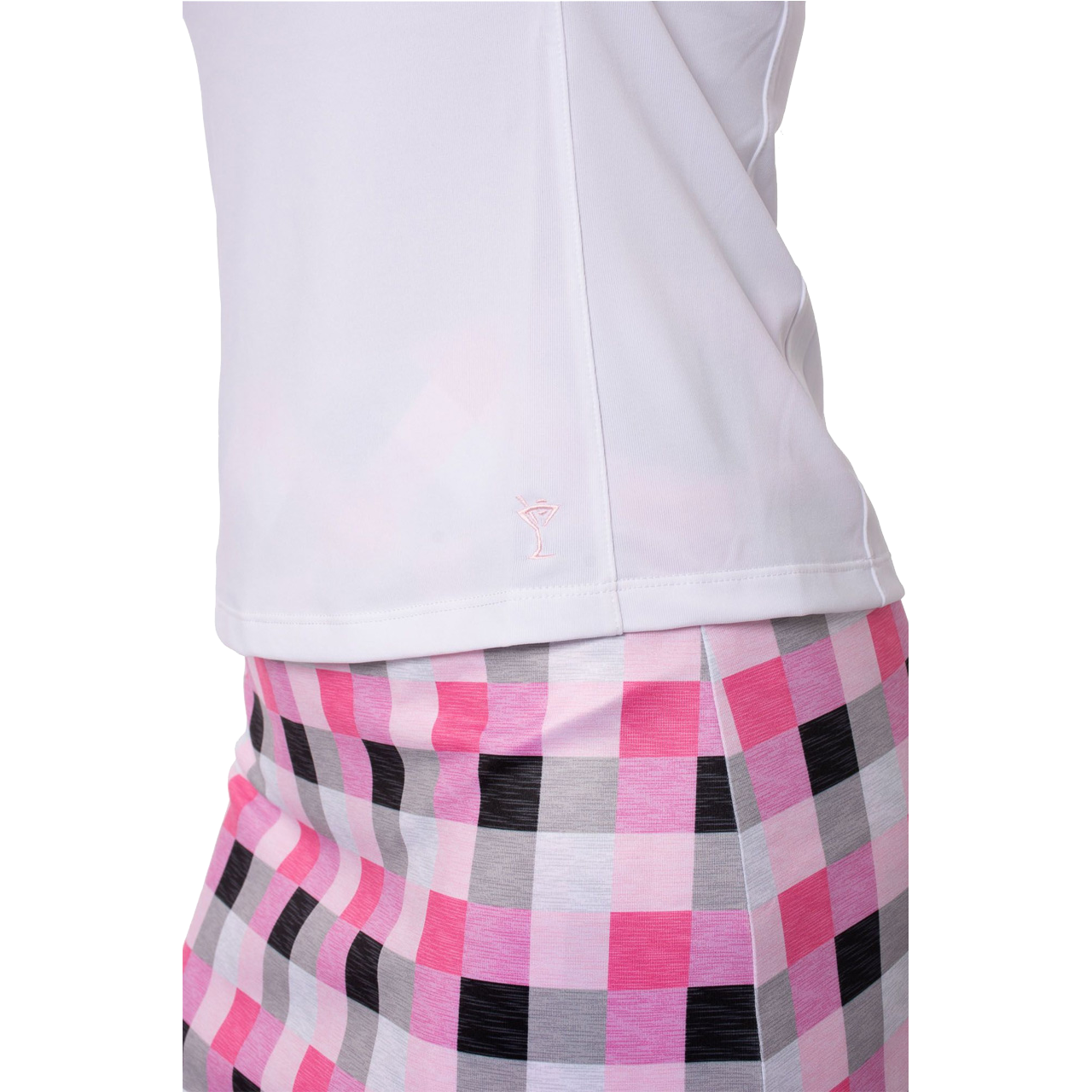 Stretch Quarter Zip Women's Sleeveless Golf Polo Shirt