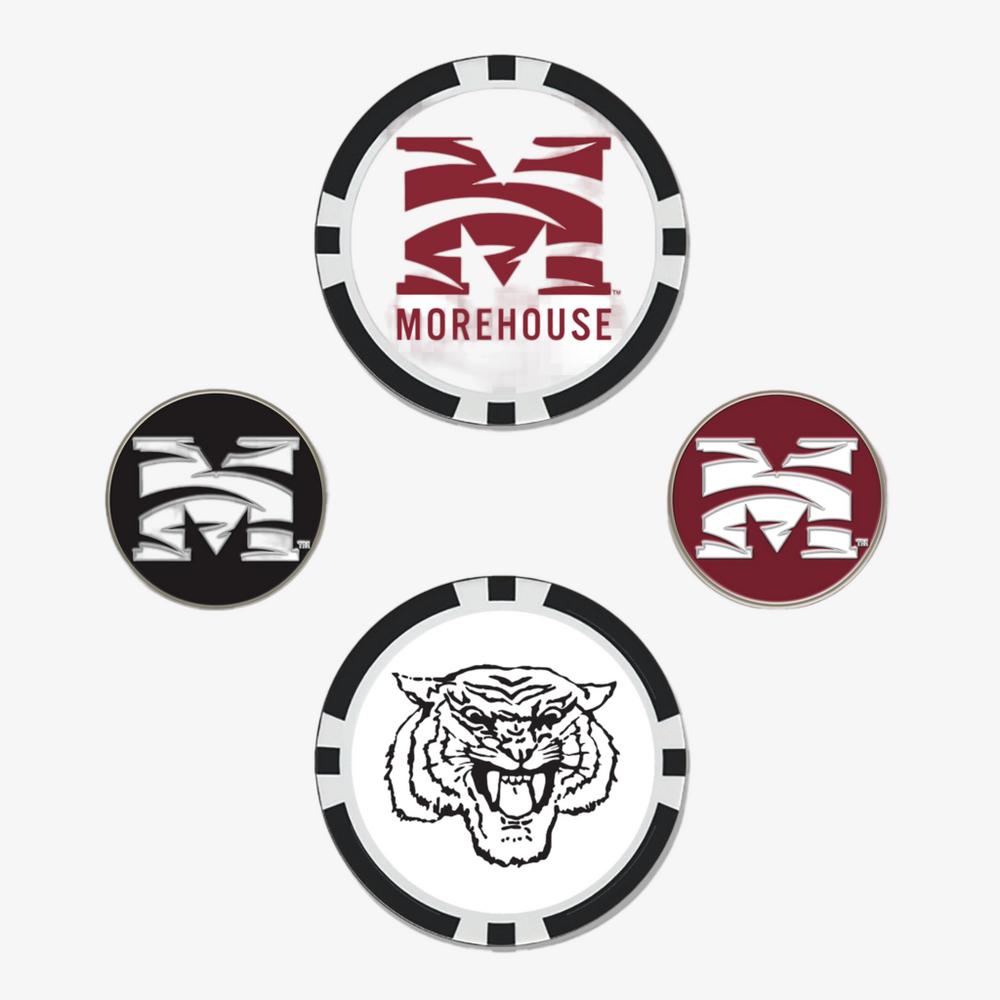 Morehouse College Maroon Tigers Ball Marker Set