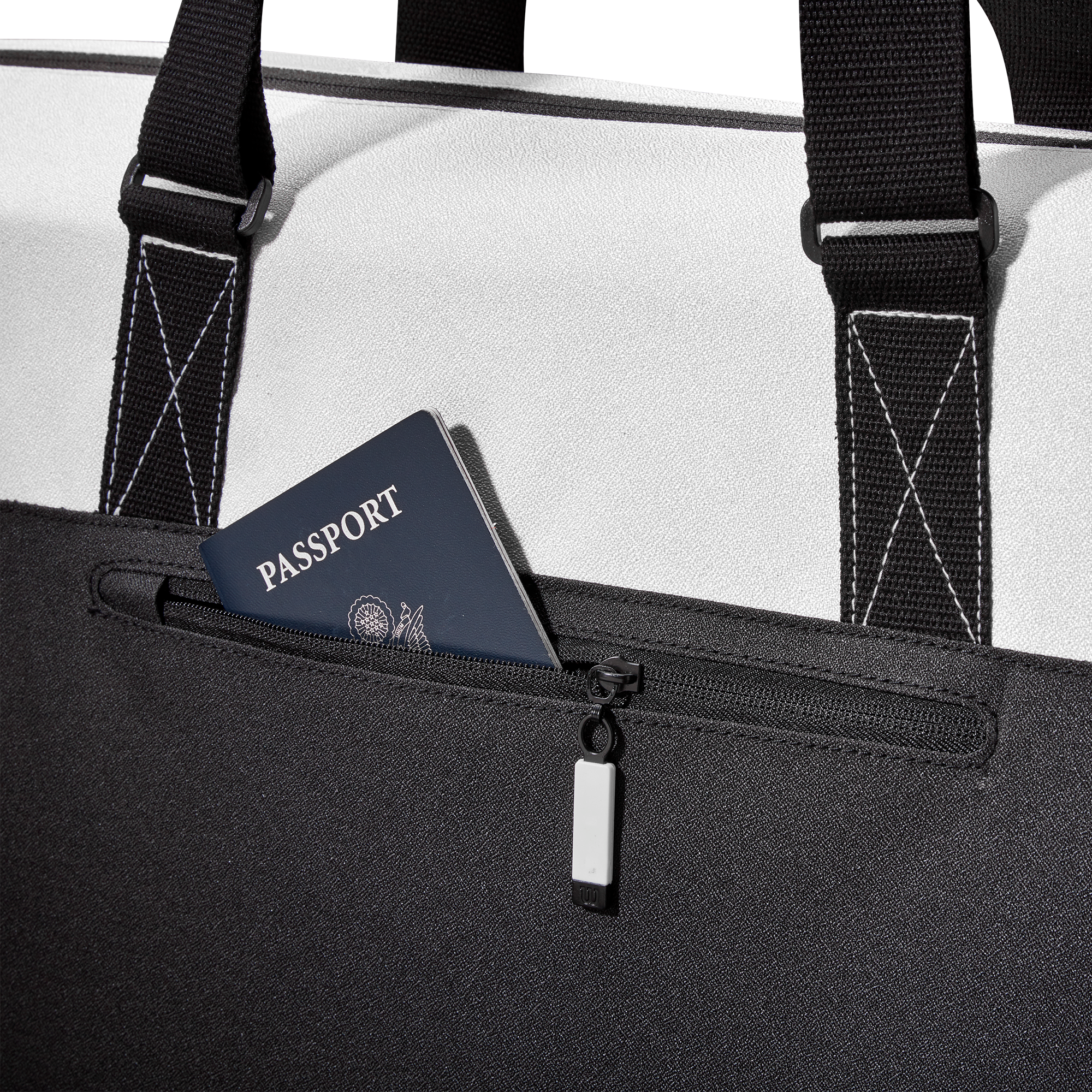 WOMEN'S RACKET BAG Cream/Forest/Black