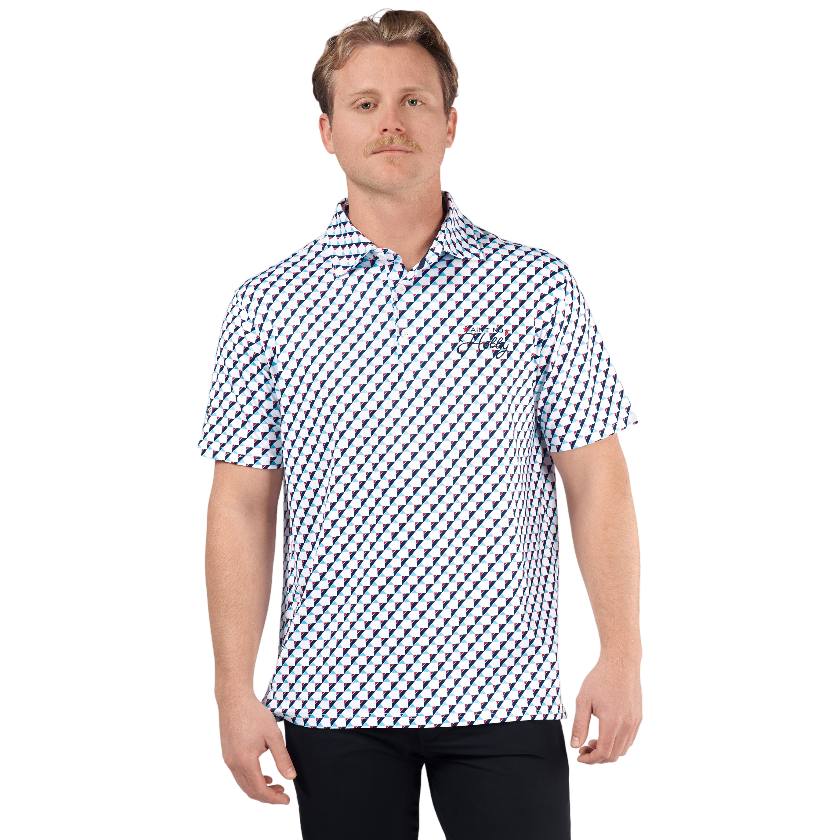 Ain't No Hobby Printed Men's Short Sleeve Golf Polo Shirt