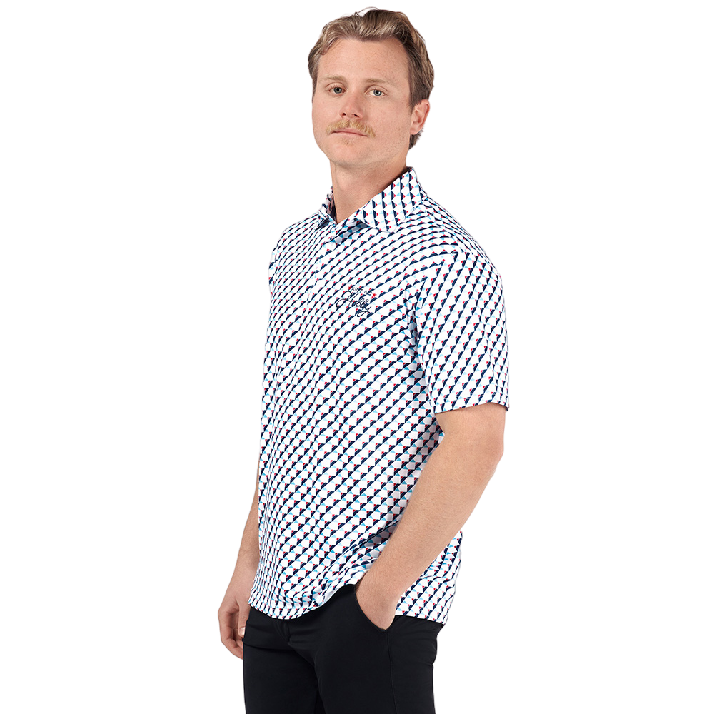 Ain't No Hobby Printed Men's Short Sleeve Golf Polo Shirt