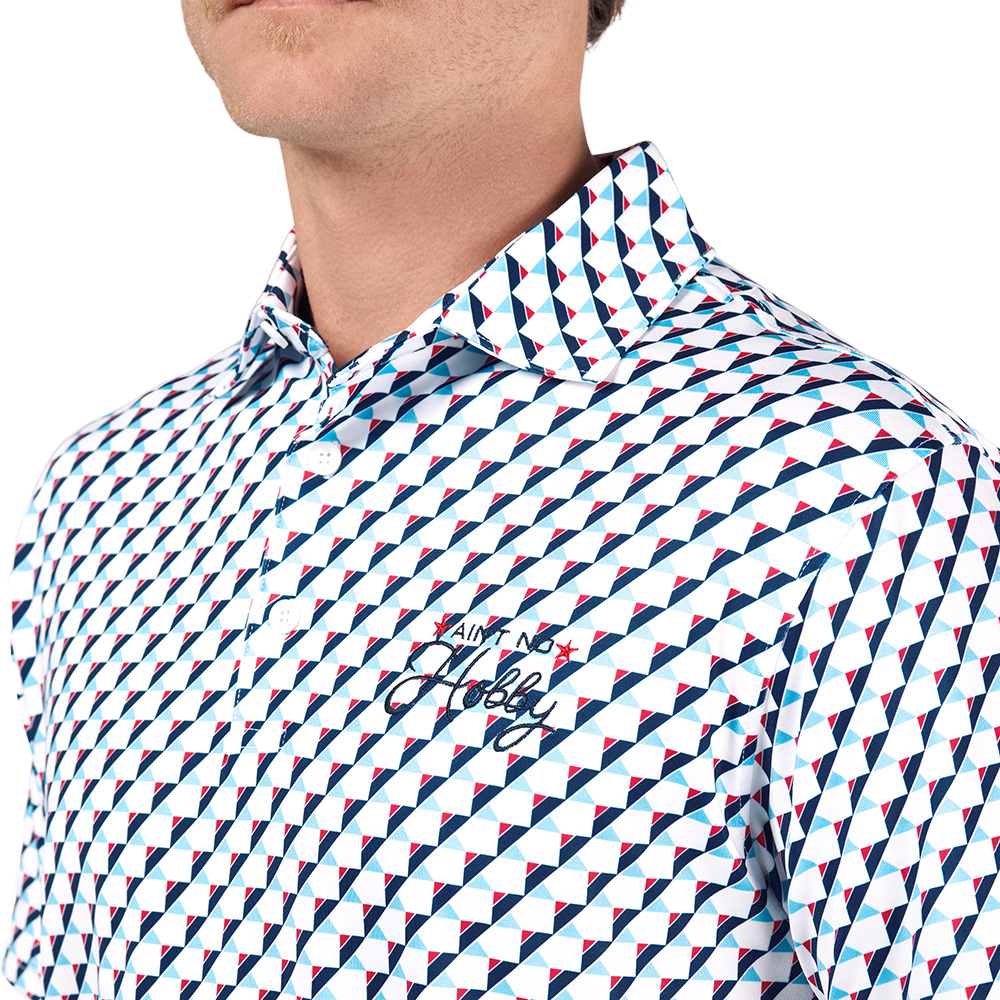 Ain't No Hobby Printed Men's Short Sleeve Golf Polo Shirt