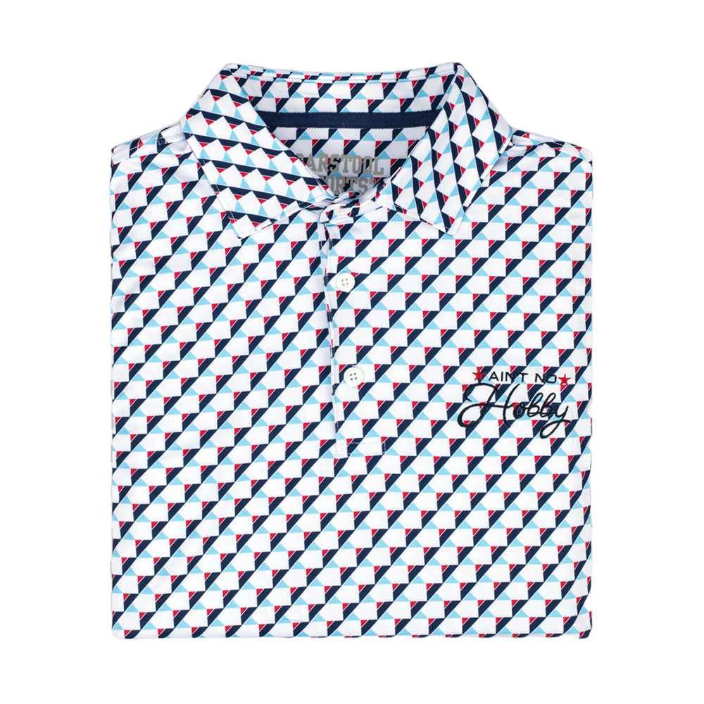 Ain't No Hobby Printed Men's Short Sleeve Golf Polo Shirt