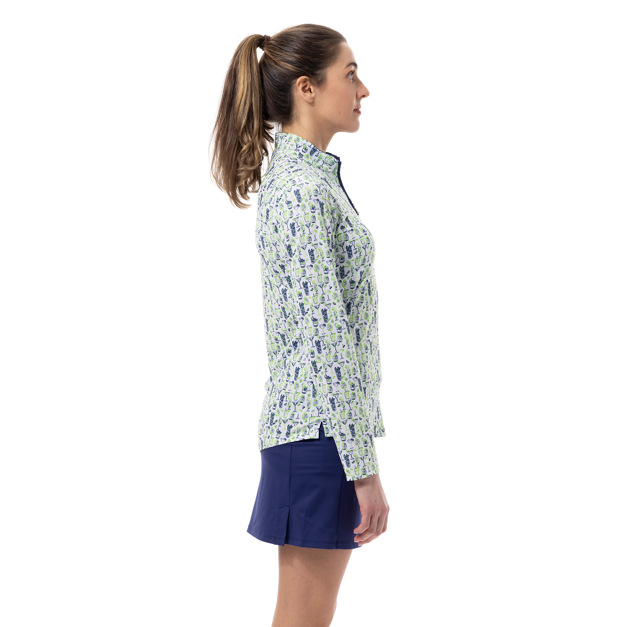 SolCool Tiki Time Quarter Zip Pullover