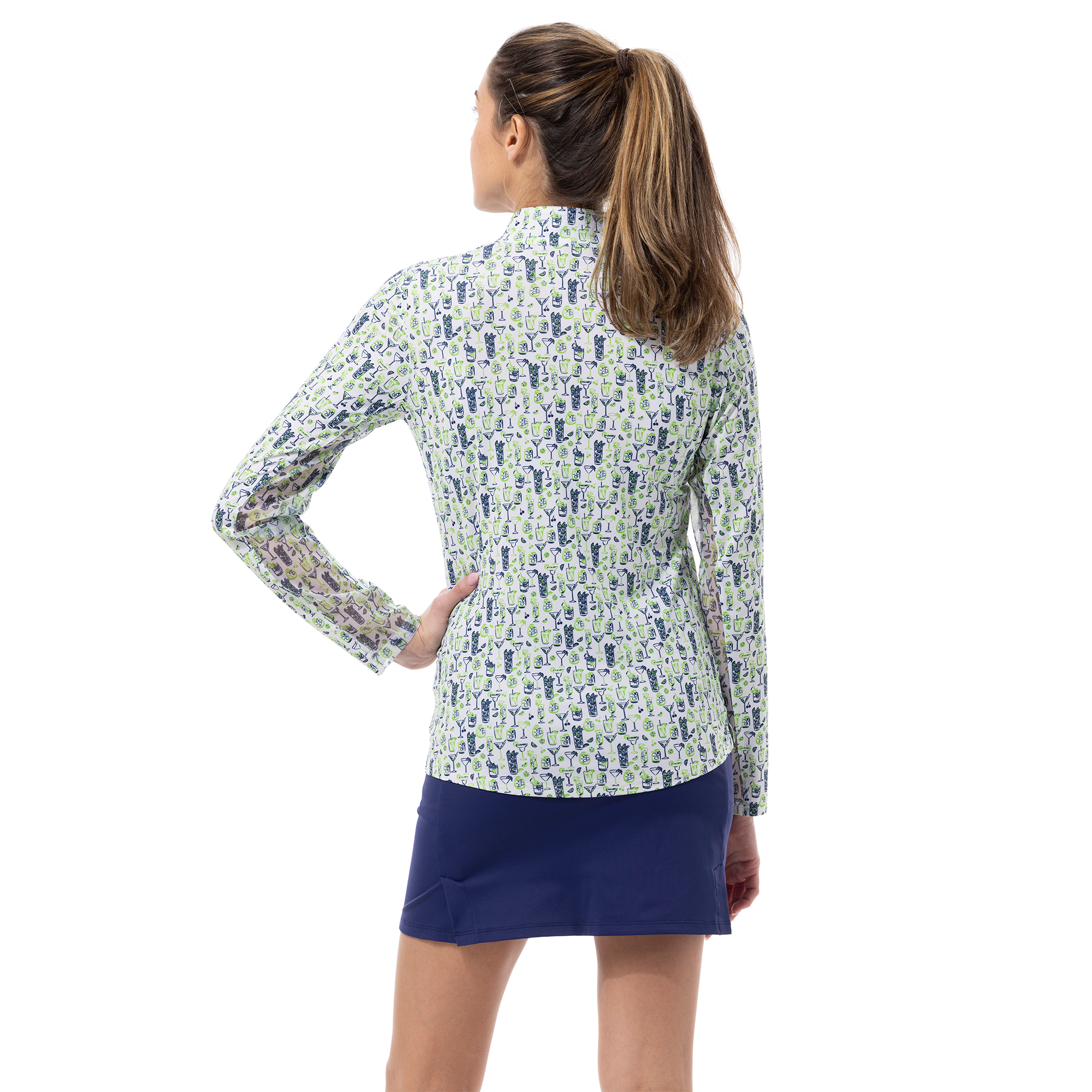 SolCool Tiki Time Quarter Zip Pullover