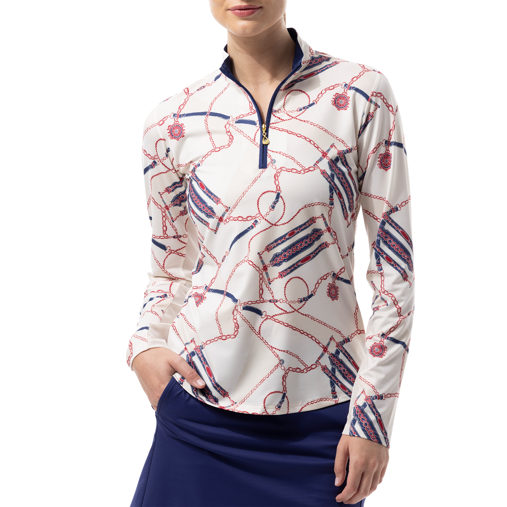 SolCool Touch of Class Quarter Zip Pullover